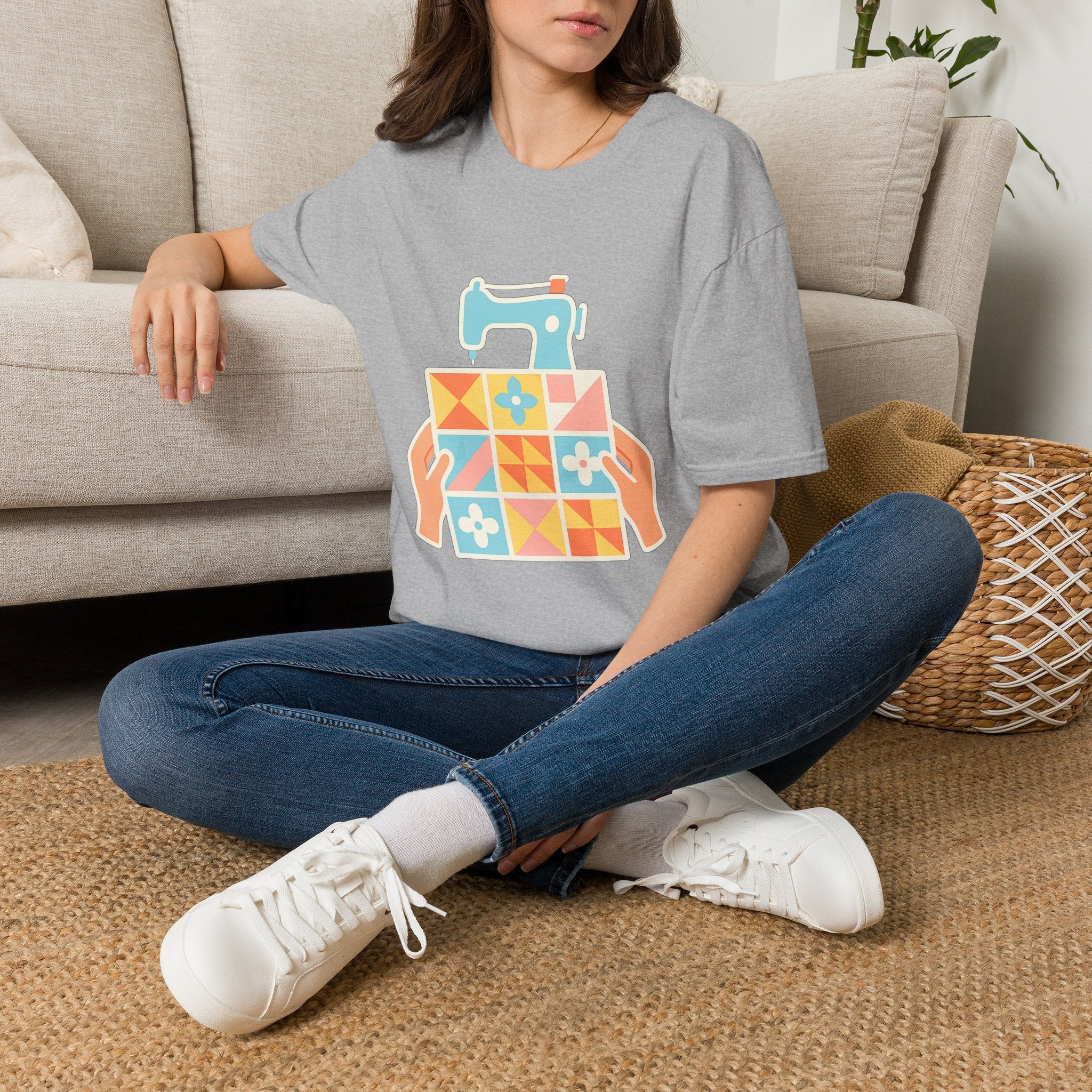Quilting Unisex T-Shirt | Soft Cotton Tee for Quilters & Fabric Lovers