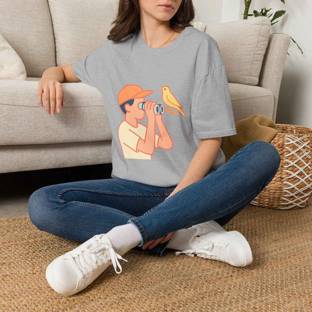 Birdwatching T-Shirt | Birder Gift | Unisex Comfort Tee for Bird Enthusiasts