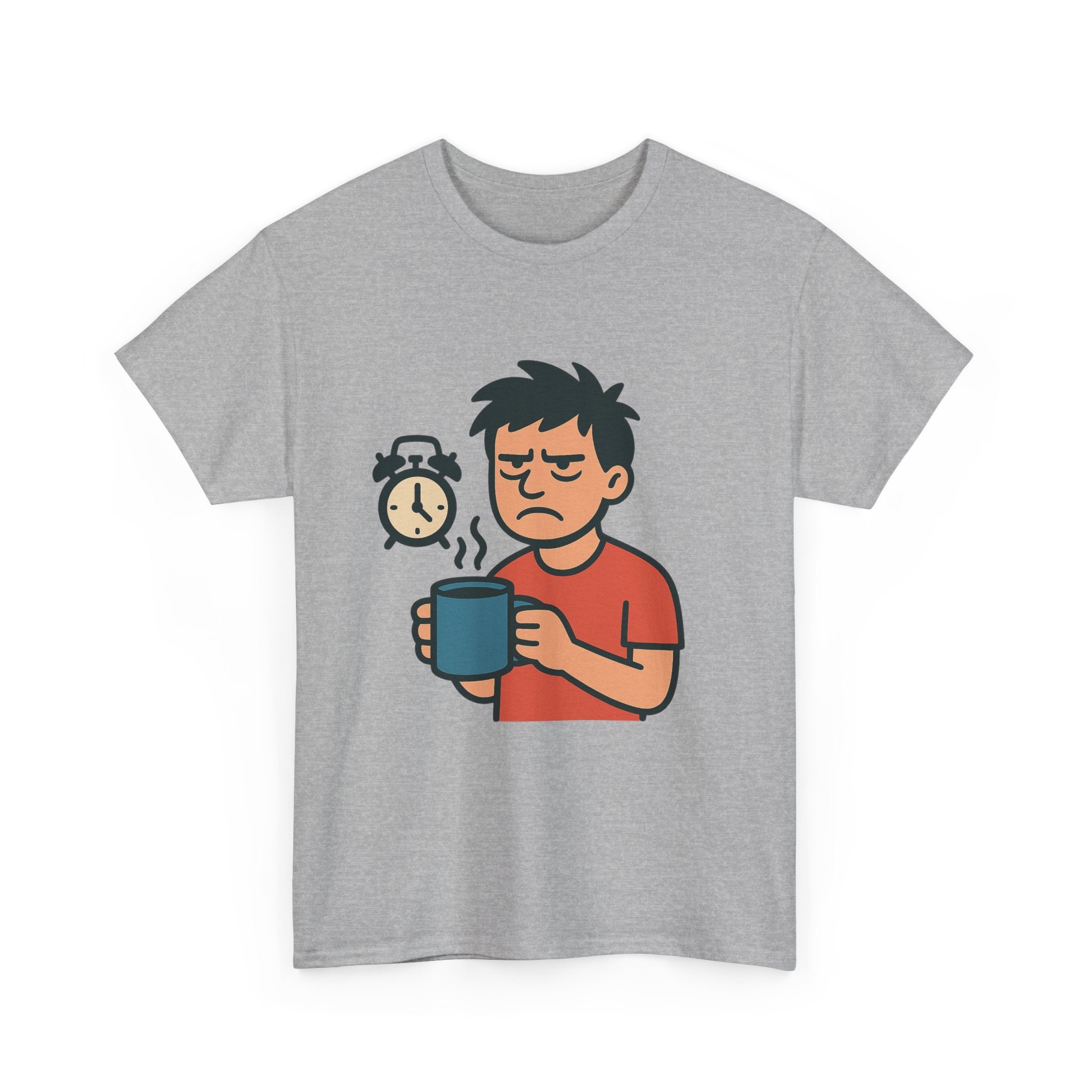 Grumpy Morning Person Unisex T-Shirt - Funny Coffee Lover Tee