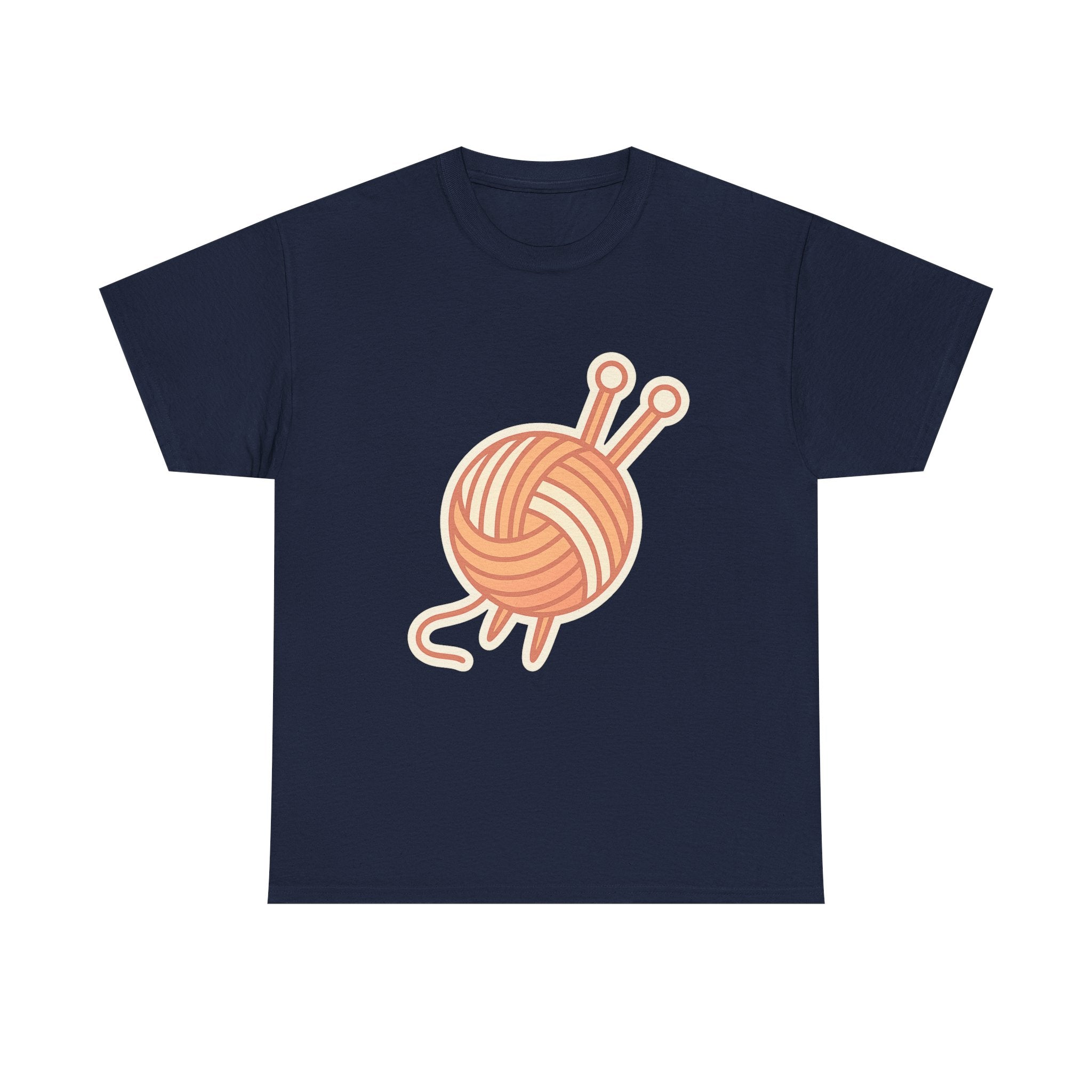 Premium Knitting Yarn Unisex T-Shirt - Soft Cotton Tee for Craft Lovers
