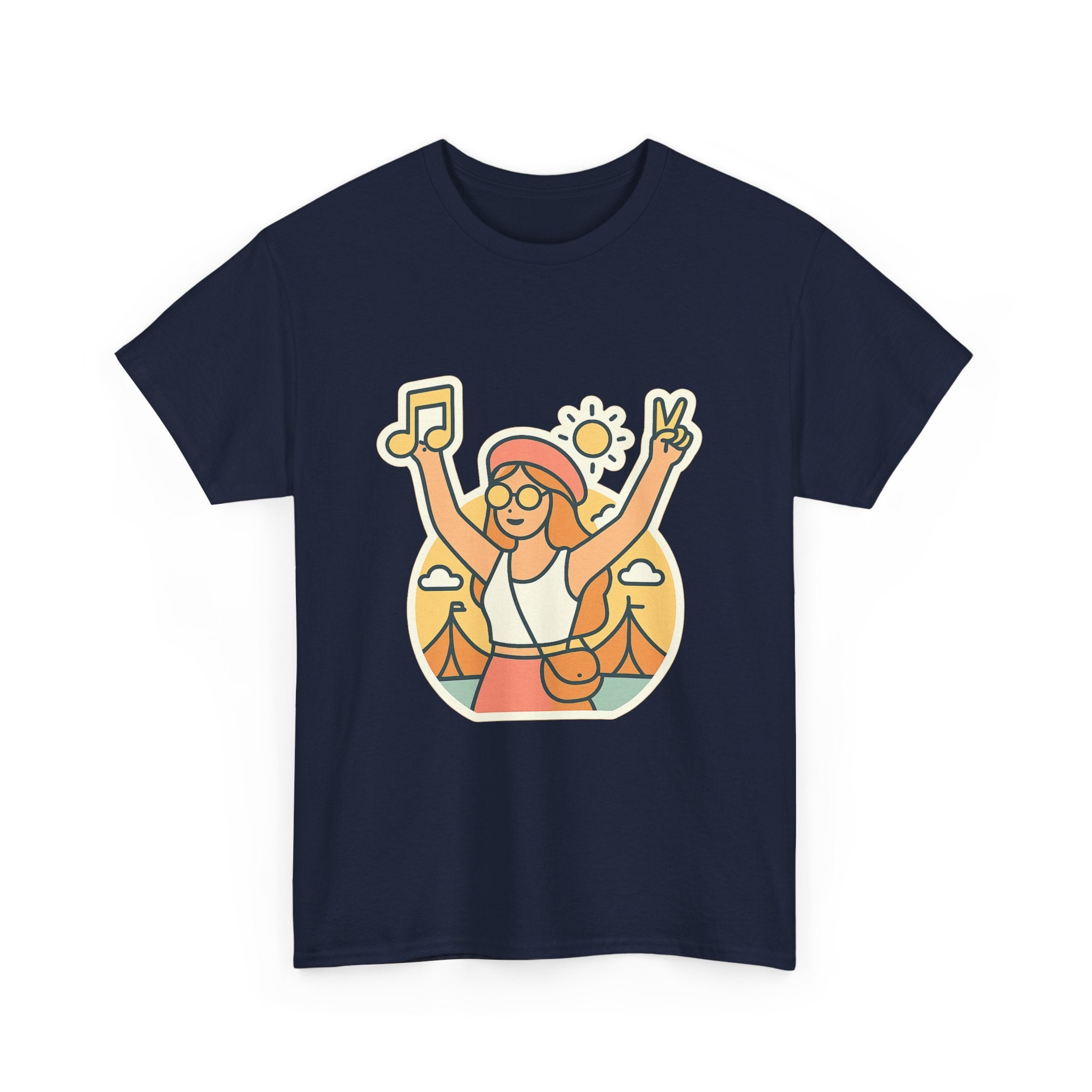 Music Festival Unisex T-Shirt - Perfect Anniversary Gift for Girlfriend