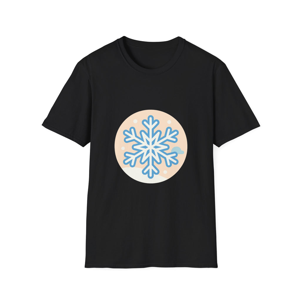 Winter Snowflake Unisex T-Shirt - Perfect Birthday Gift for Husband