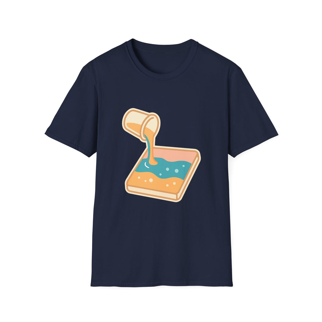 Resin Art Unisex T-Shirt | Unique Abstract Design Tee for Art Lovers