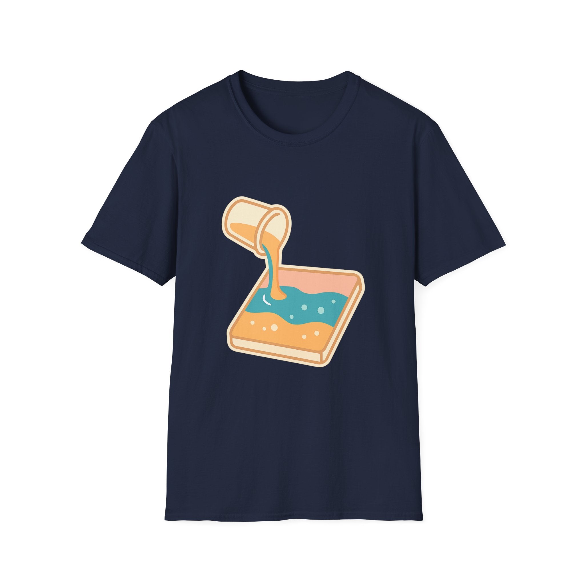 Resin Art Unisex T-Shirt | Unique Abstract Design Tee for Art Lovers