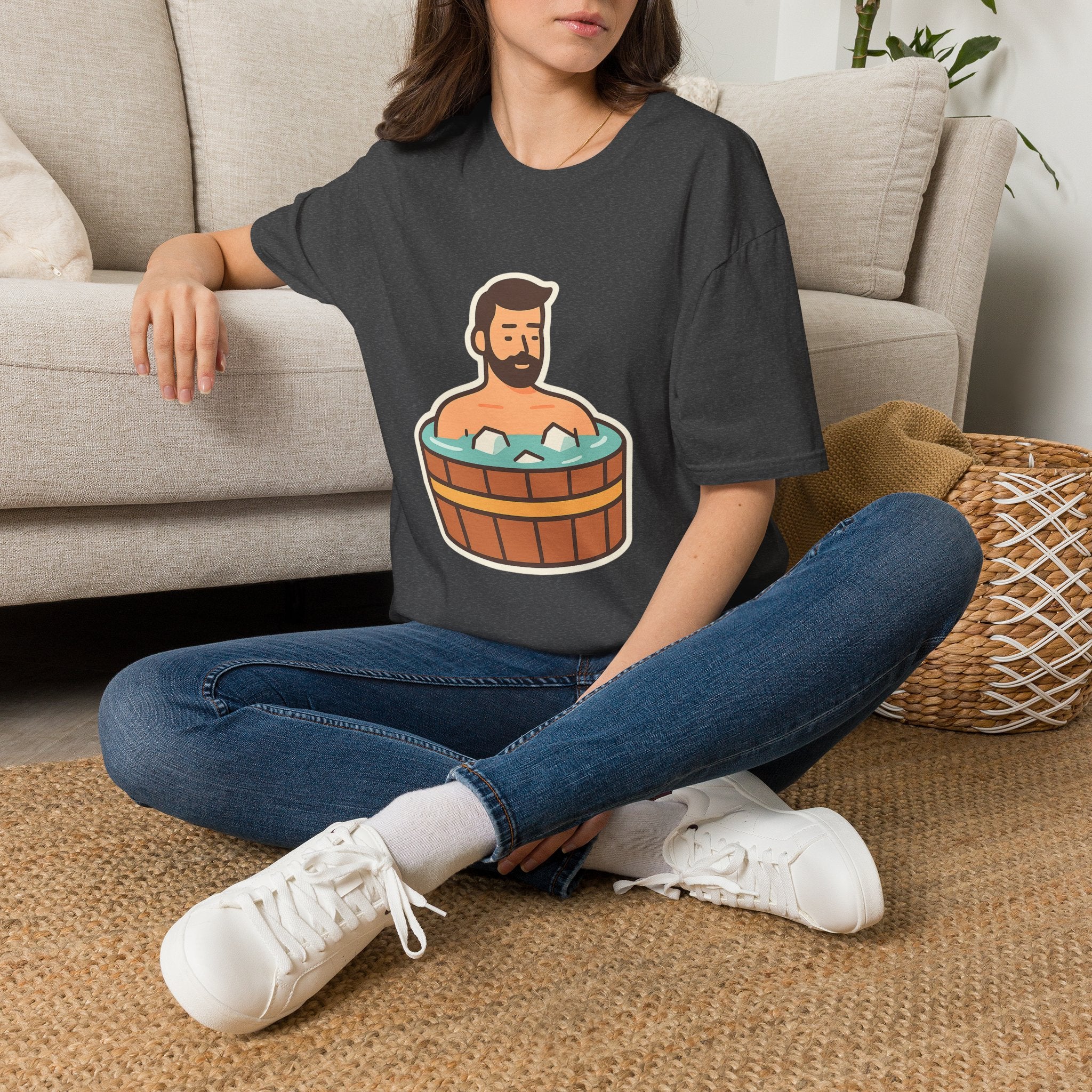 Cold Plunge Lover's Unisex T-Shirt - Perfect Mother's Day Gift for Boyfriend