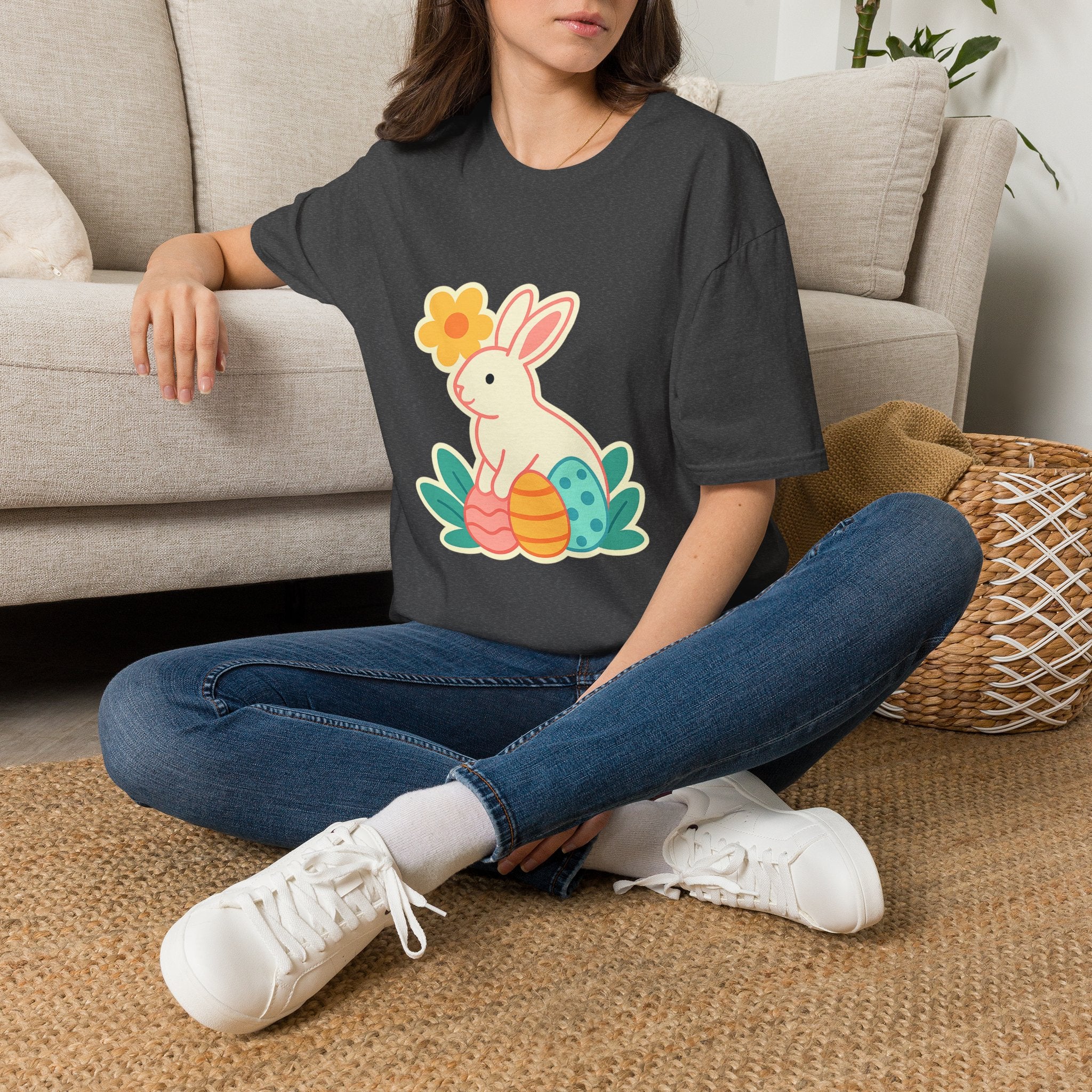 Easter Spring T-Shirt | Pastel Bunny Egg Hunt Unisex Tee