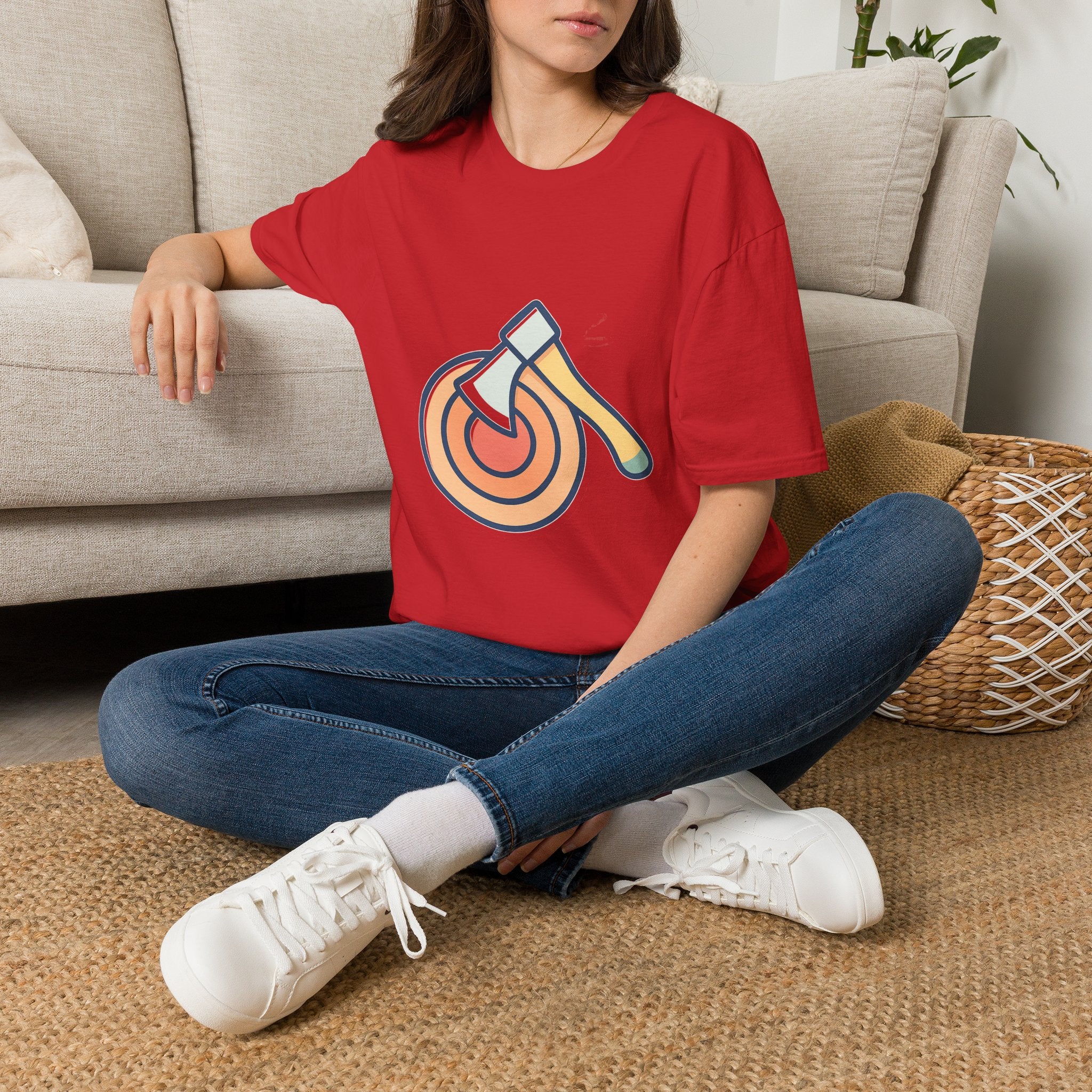Axe Throwing T-Shirt | Unisex Tee for Axe Throwers & Outdoor Enthusiasts