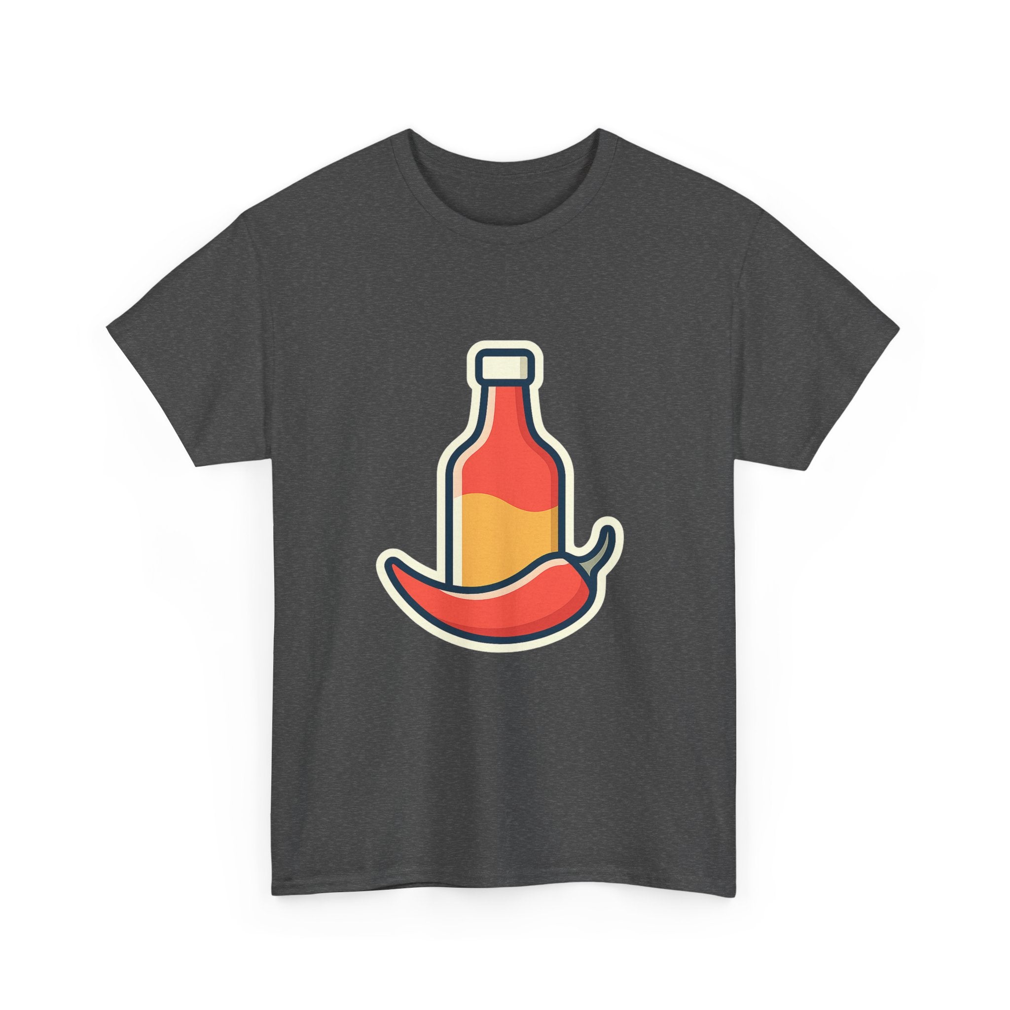 Hot Sauce & Chili Lover Unisex T-Shirt | Soft Cotton Tee for Spicy Food Fans