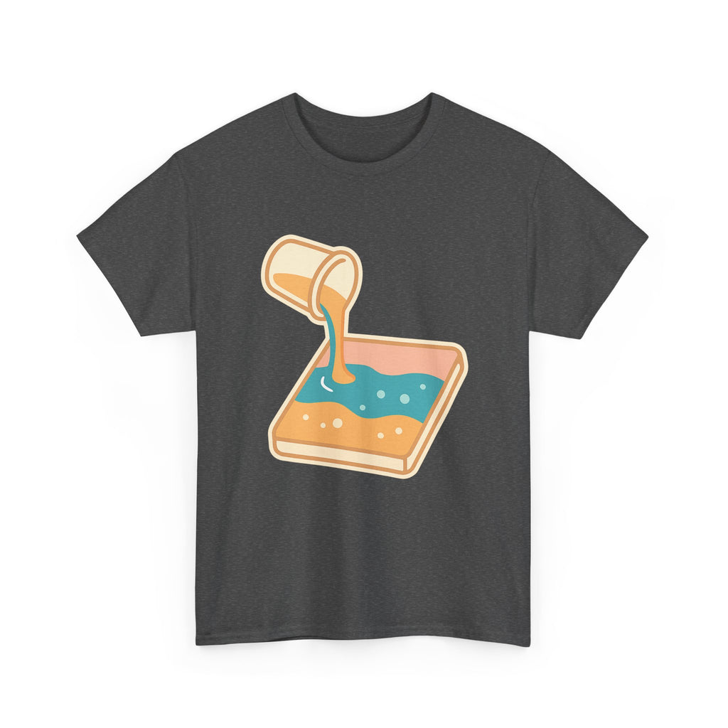 Resin Art Unisex T-Shirt | Unique Abstract Design Tee for Art Lovers