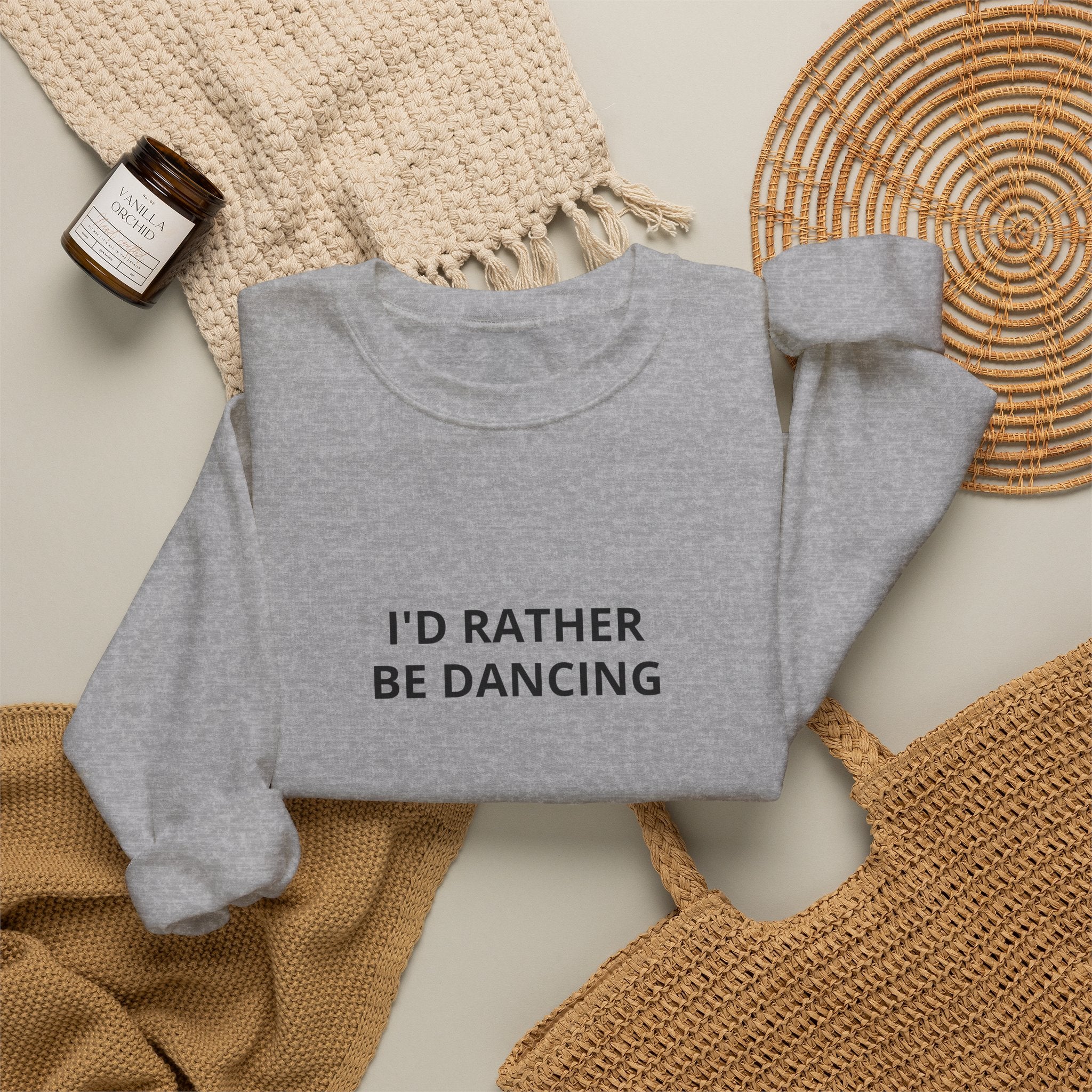 I'd Rather Be Dancing Crewneck Sweatshirt — product view 12 of 12