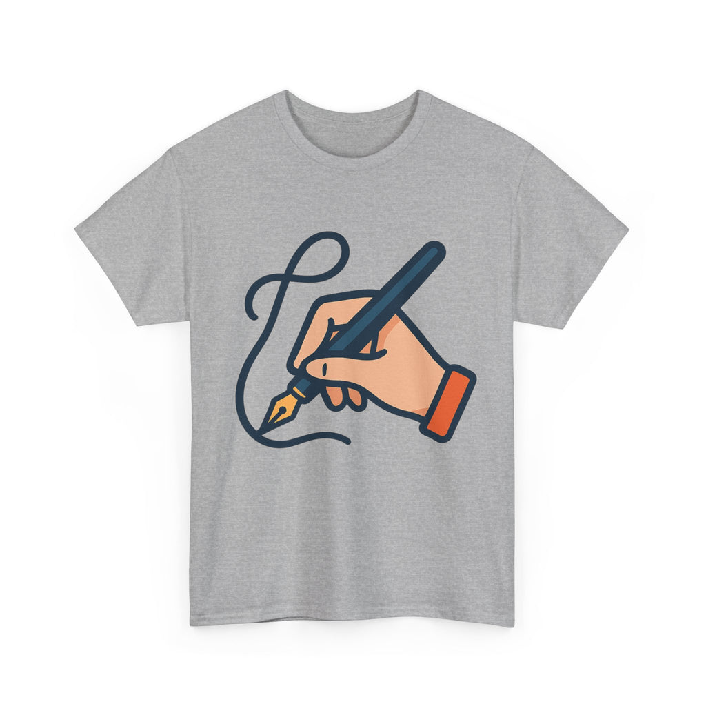 Hand Lettering Calligraphy Graphic T-Shirt