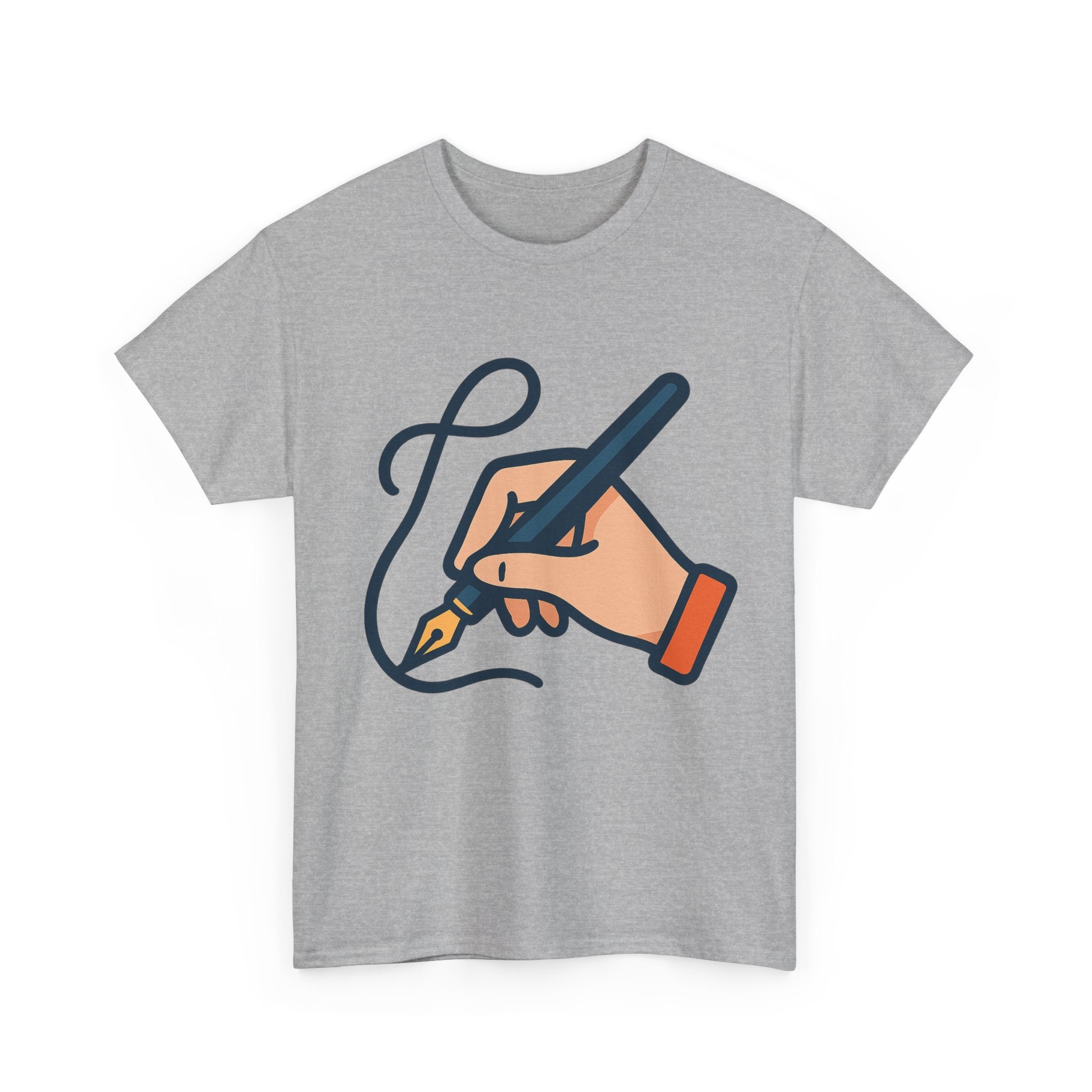 Hand Lettering Calligraphy Graphic T-Shirt