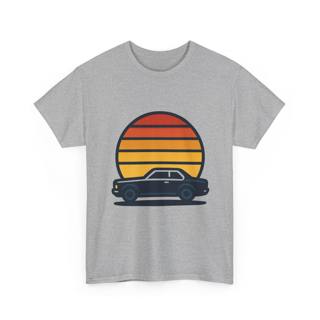 Vintage Retro Sunset T-Shirt | Unisex Cotton Tee | Boho Style Apparel