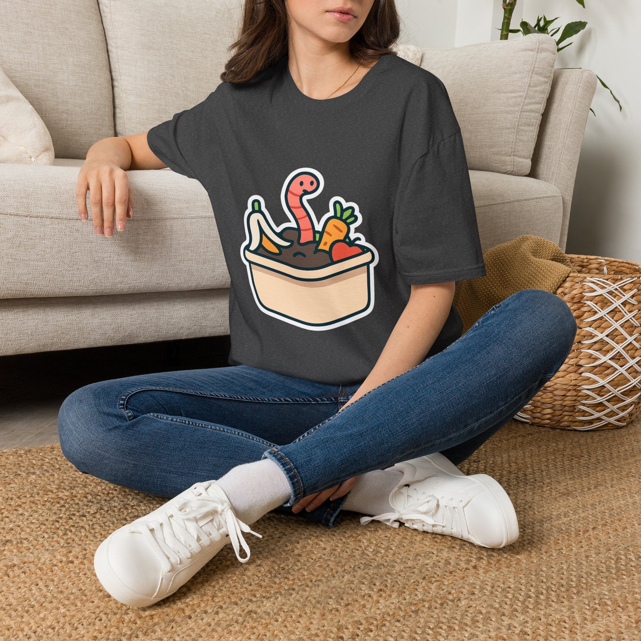 Vermicomposting T-Shirt | Worm Composting Tee for Eco-Conscious Gardeners