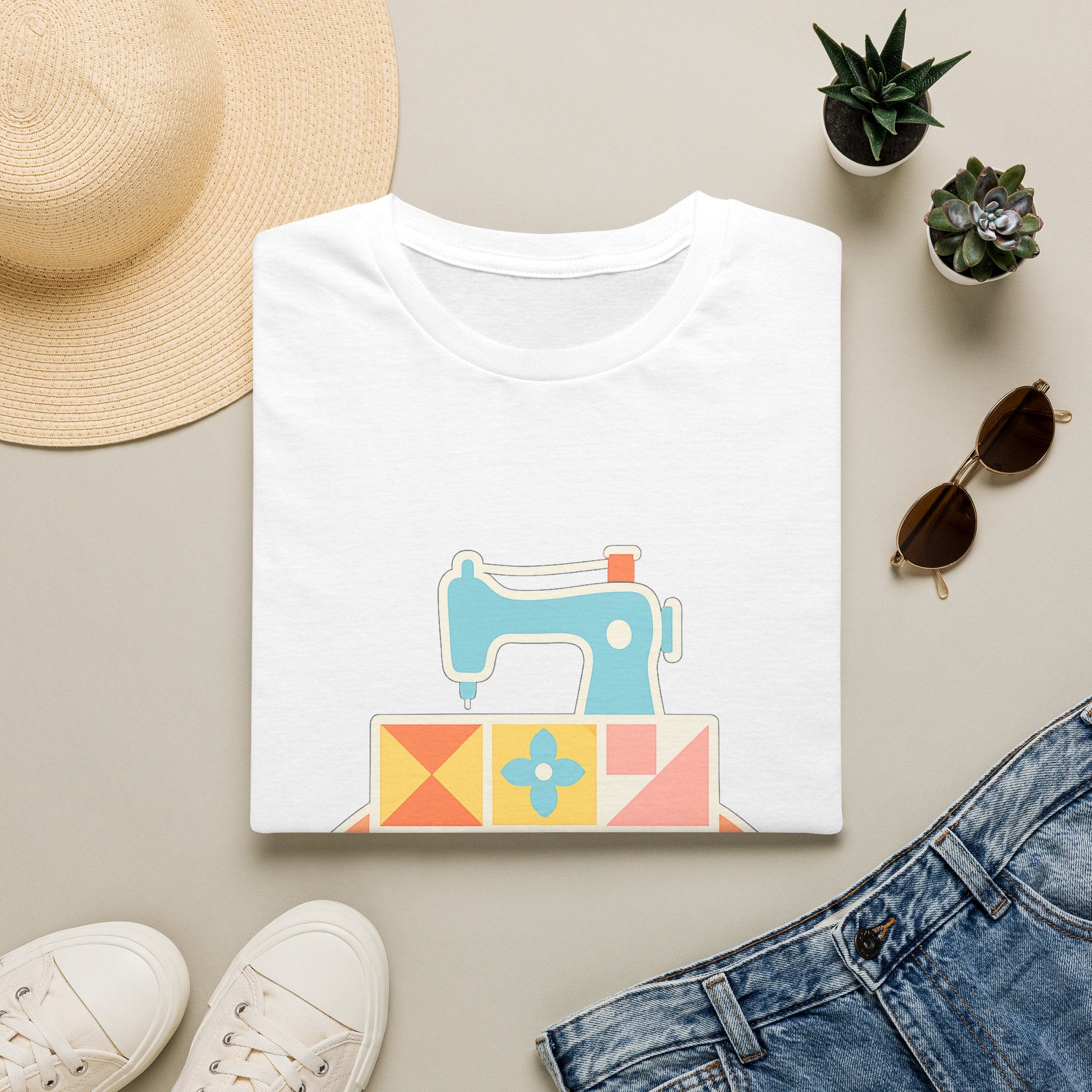 Quilting Unisex T-Shirt | Soft Cotton Tee for Quilters & Fabric Lovers