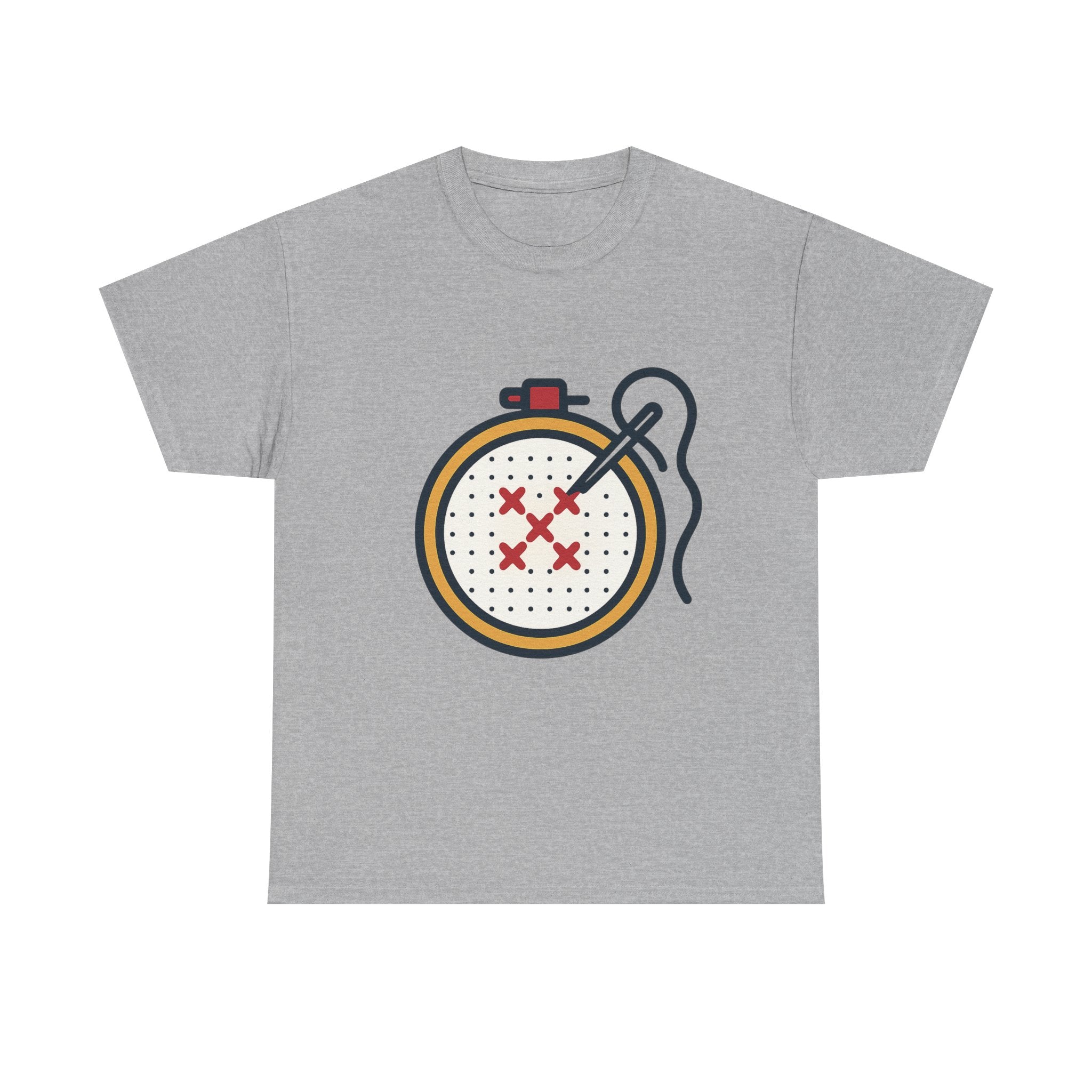 Cross Stitch Unisex T-Shirt | Soft Cotton Tee for Needlework Lovers