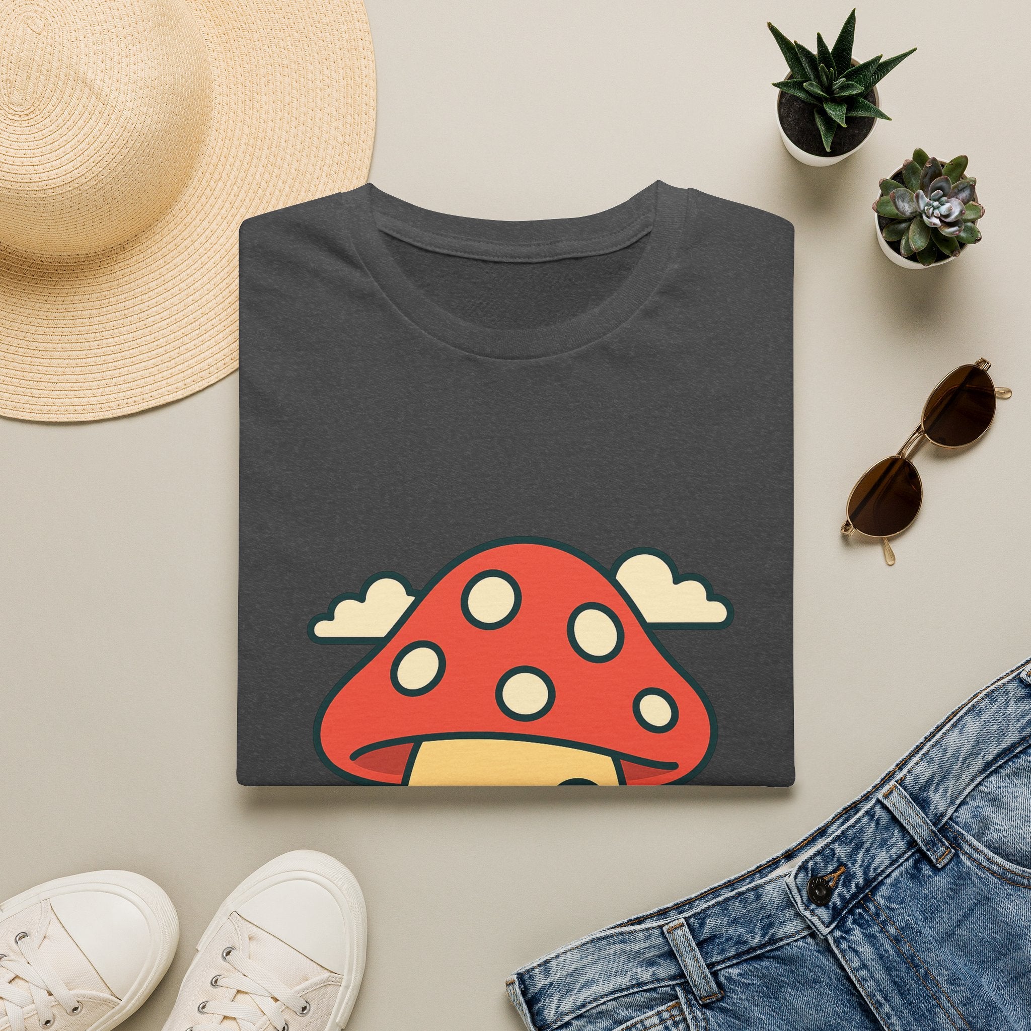 Mushroom Cottagecore T-Shirt | Unisex Soft Tee & Forest Aesthetic Gift