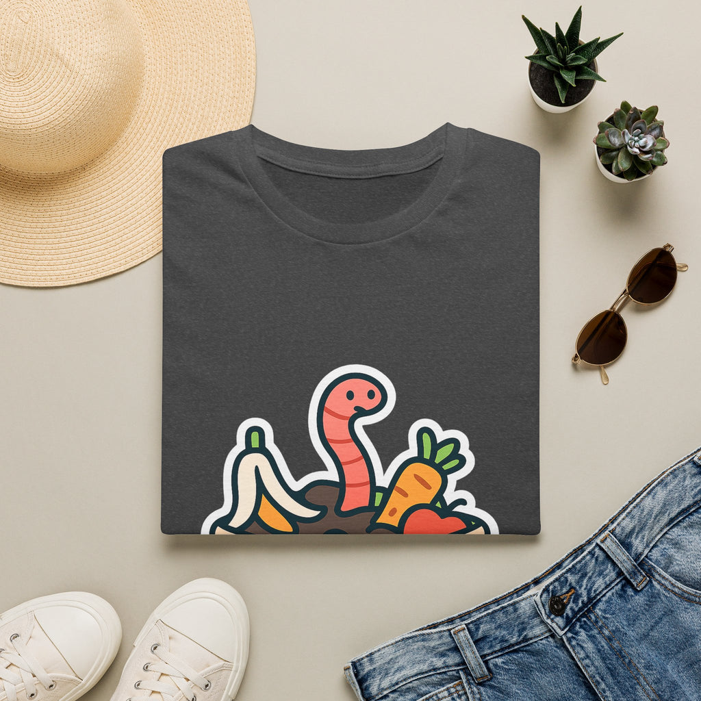 Worm Composting t-shirt with worm composting design – gift for vermicomposting enthusiasts