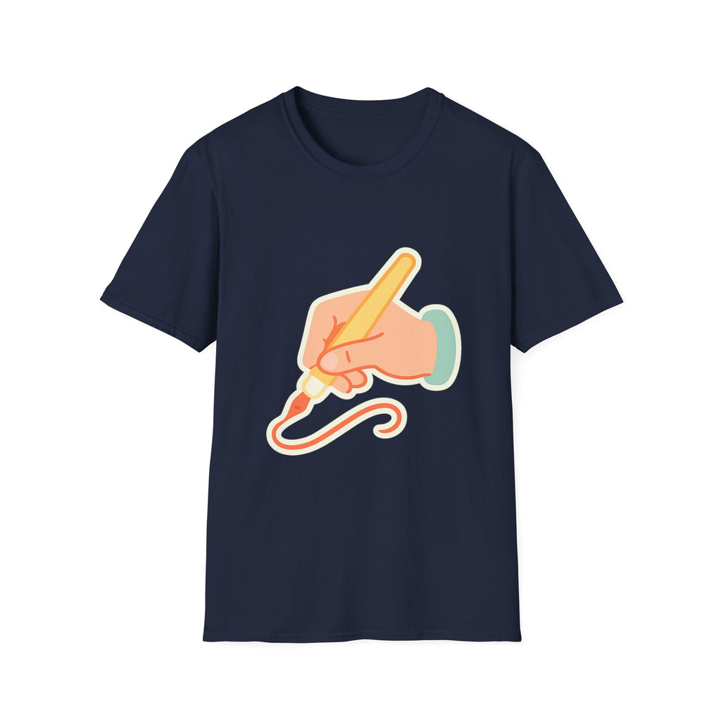 Hand Lettering Calligraphy Graphic T-Shirt