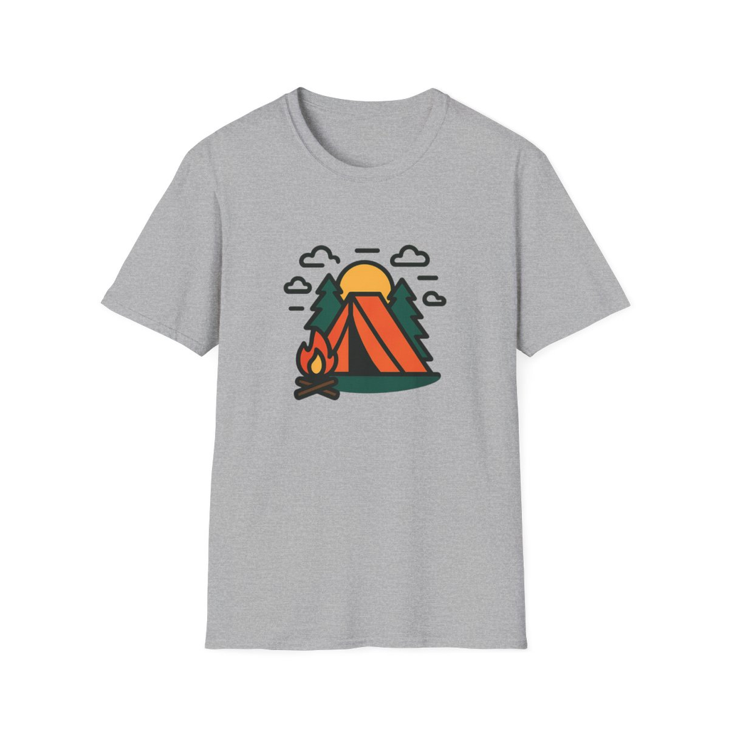 Camping Outdoors Gift T-Shirt — Anniversary Gift for Grandma