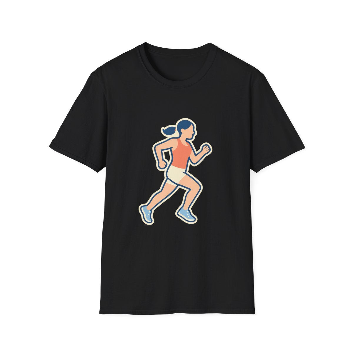 Marathon Runner t-shirt with Marathon runner retirement design – retirement gift for a wife