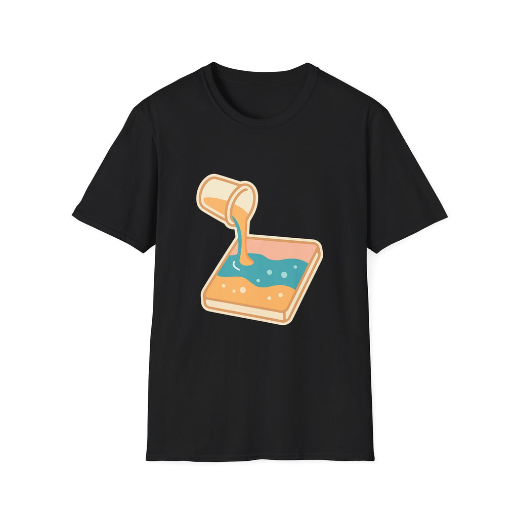 Resin Art Unisex T-Shirt | Unique Abstract Design Tee for Art Lovers