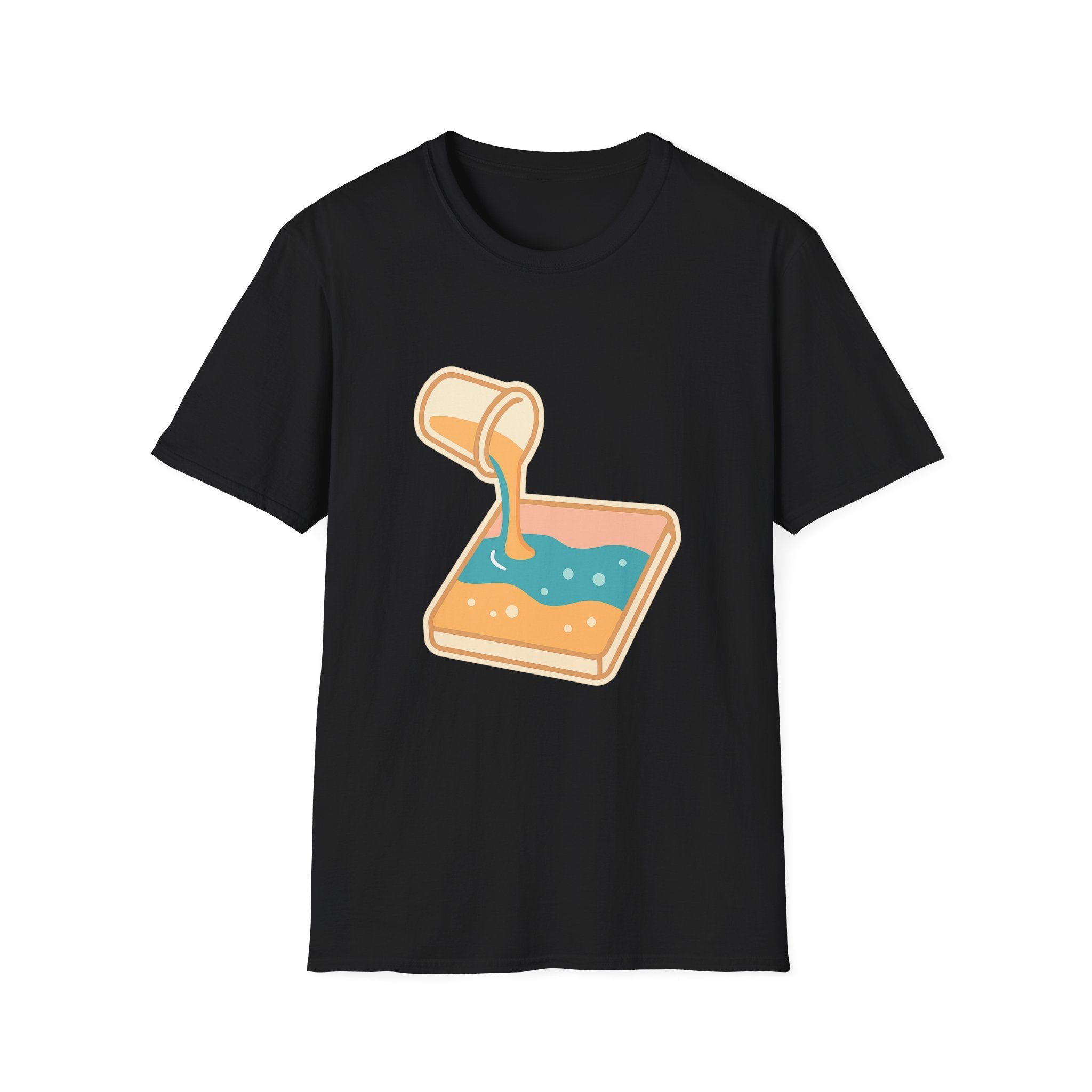 Resin Art Unisex T-Shirt | Unique Abstract Design Tee for Art Lovers