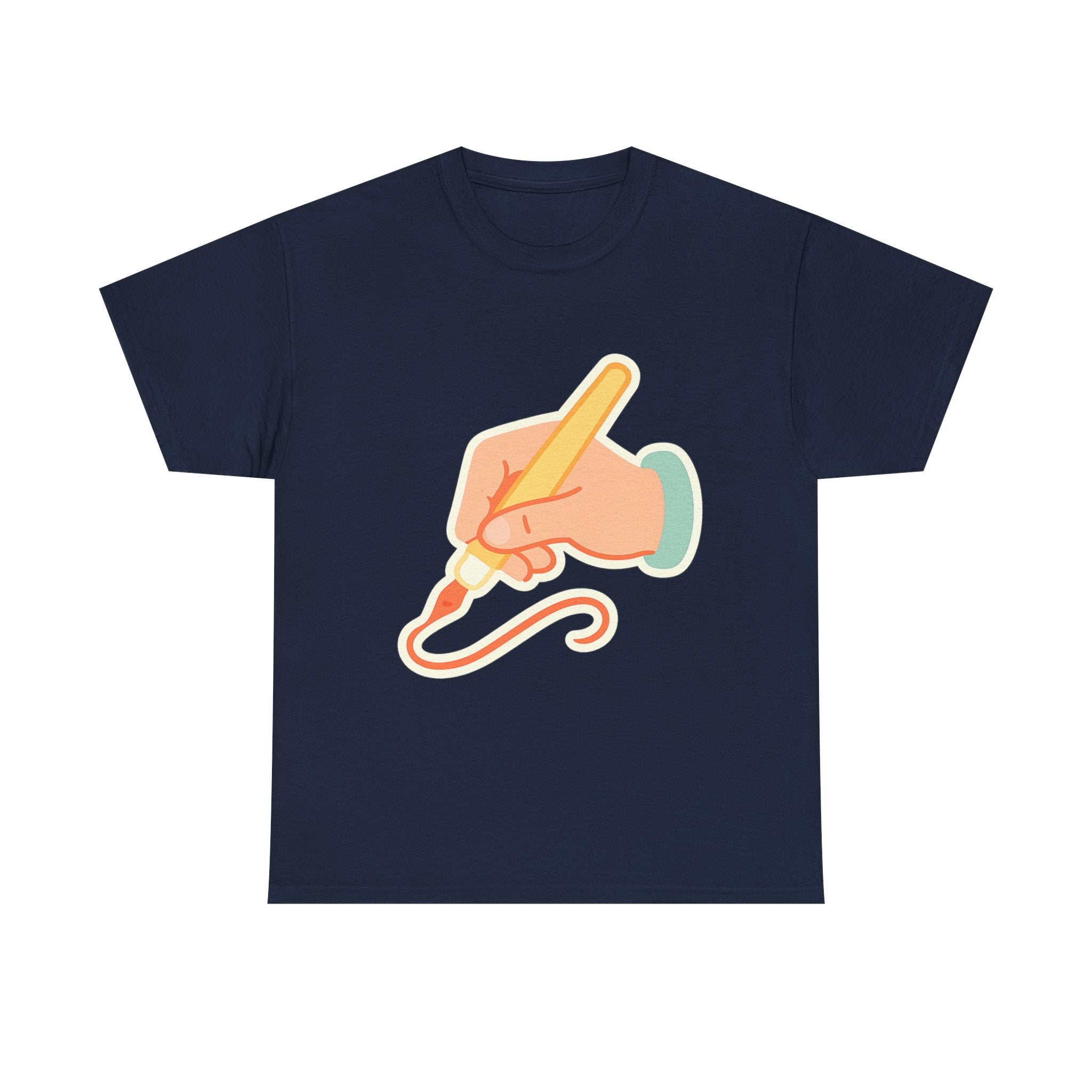 Hand Lettering Calligraphy Graphic T-Shirt