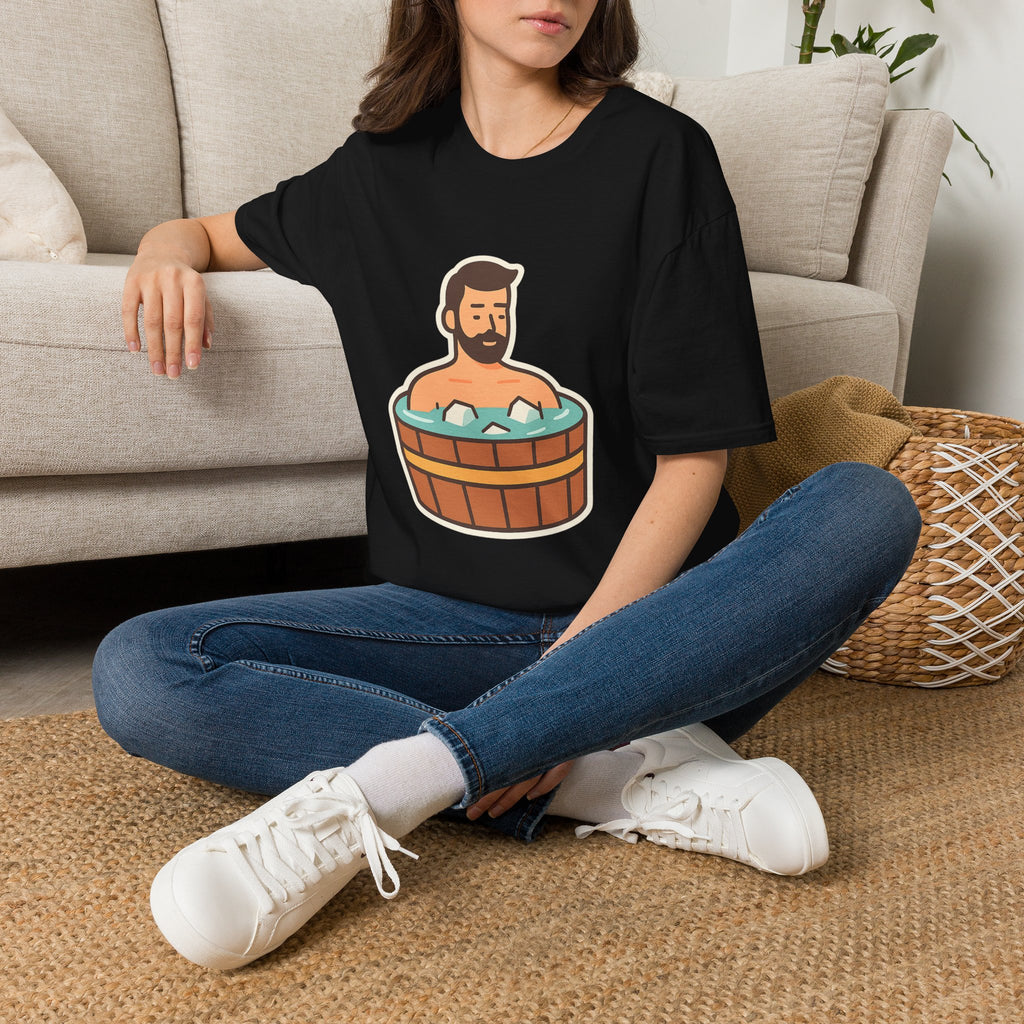 Cold Plunge Lover's Unisex T-Shirt - Perfect Mother's Day Gift for Boyfriend