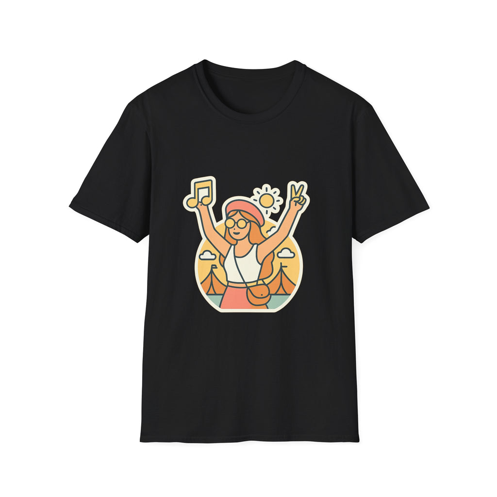 Music Festival Unisex T-Shirt - Perfect Anniversary Gift for Girlfriend