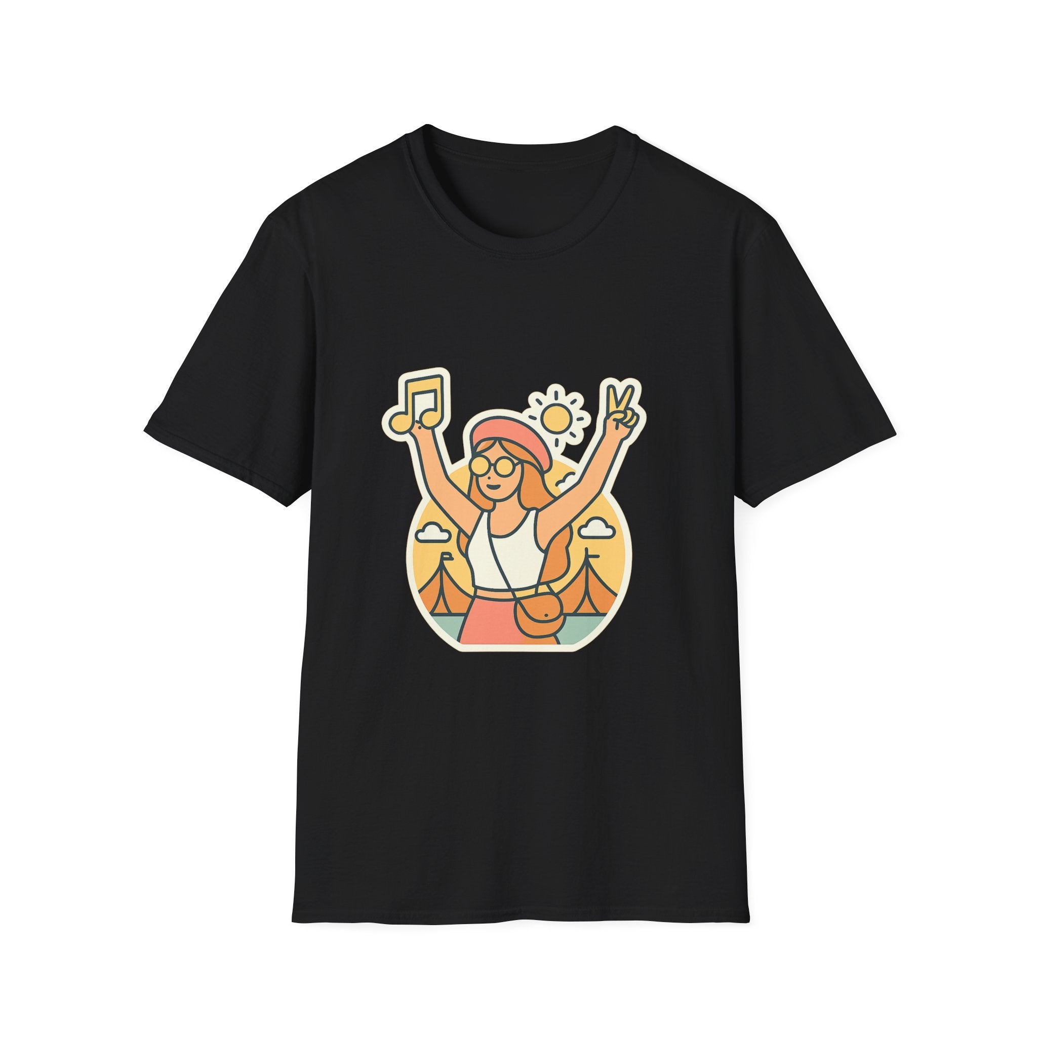 Music Festival Unisex T-Shirt - Perfect Anniversary Gift for Girlfriend