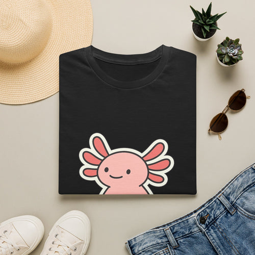 Axolotl Keeper Unisex T-Shirt | Soft Cotton Tee for Amphibian Lovers