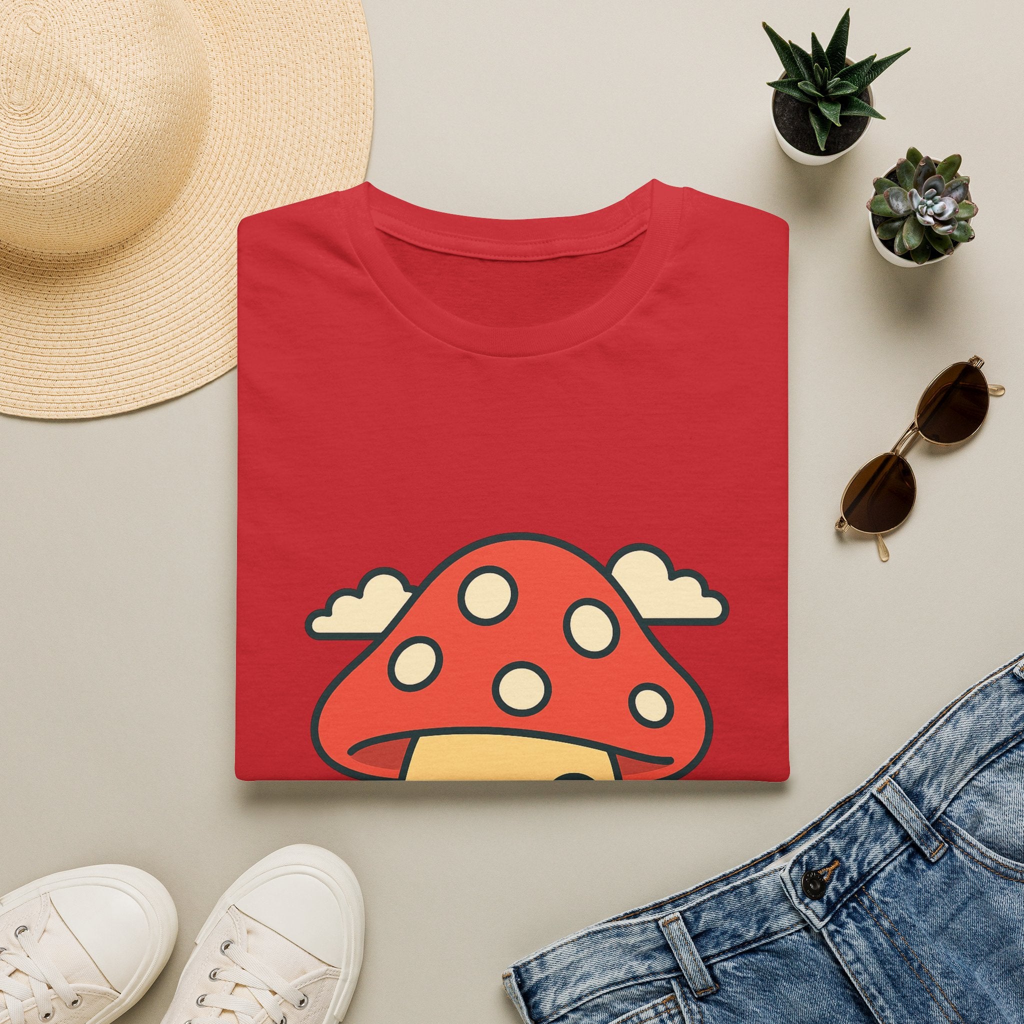 Mushroom Cottagecore T-Shirt | Unisex Soft Tee & Forest Aesthetic Gift