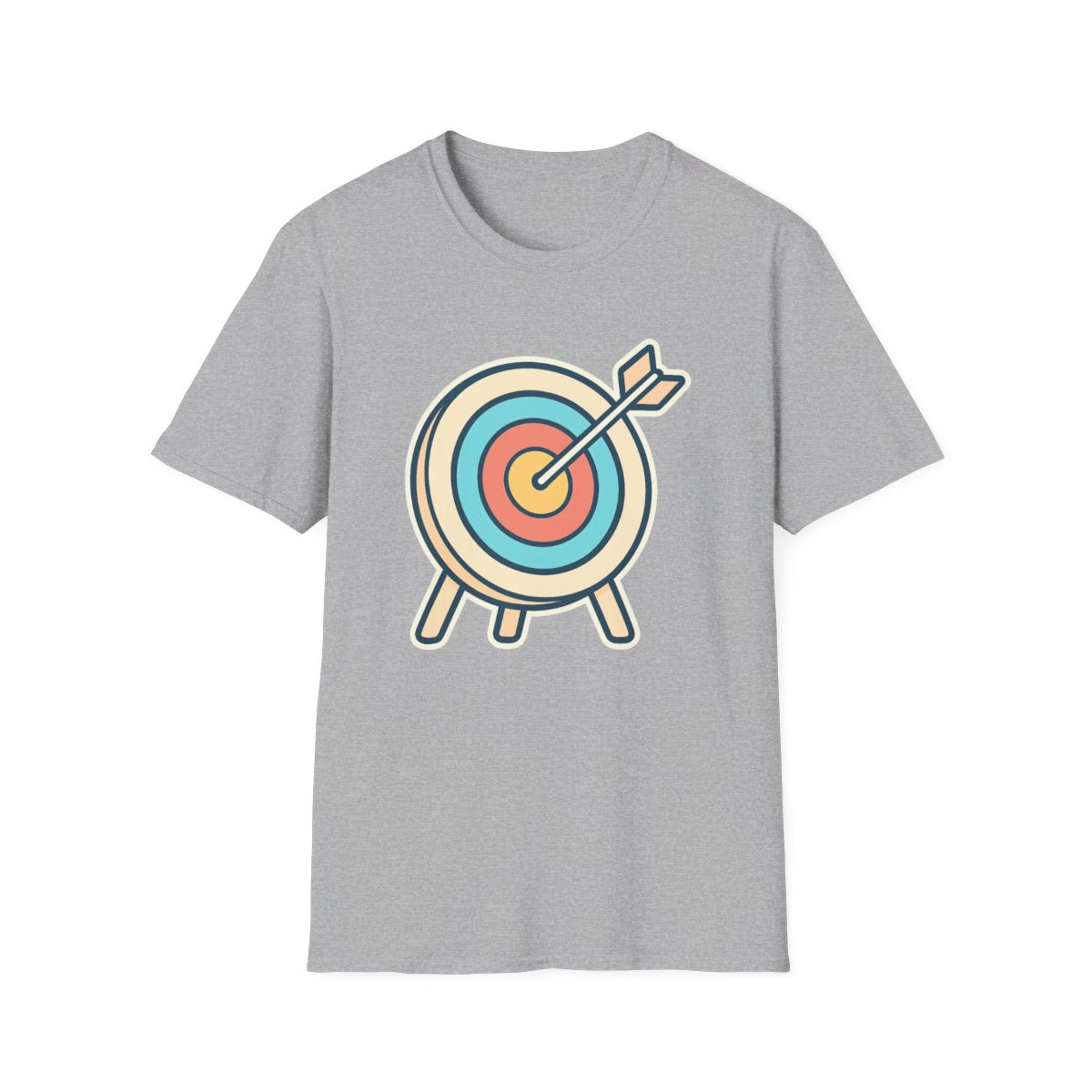 Archery Target Unisex T-Shirt | Comfortable Tee for Archers & Sports Fans