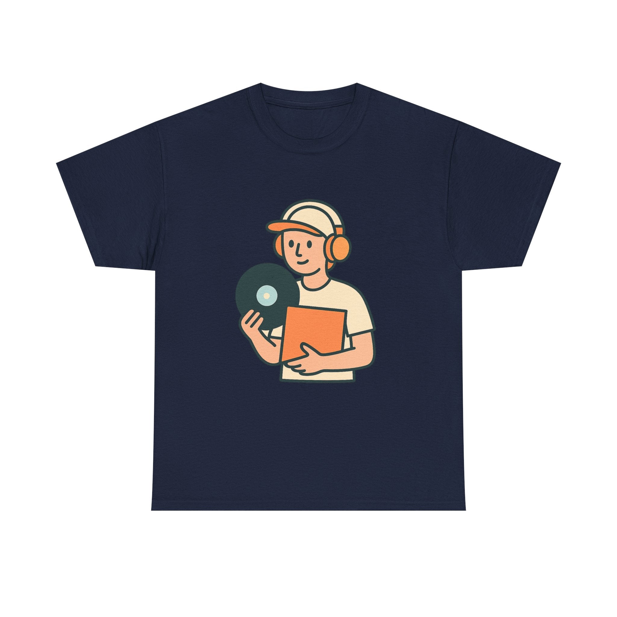 Vintage Vinyl Record Collector Unisex T-Shirt | Music Lover Tee