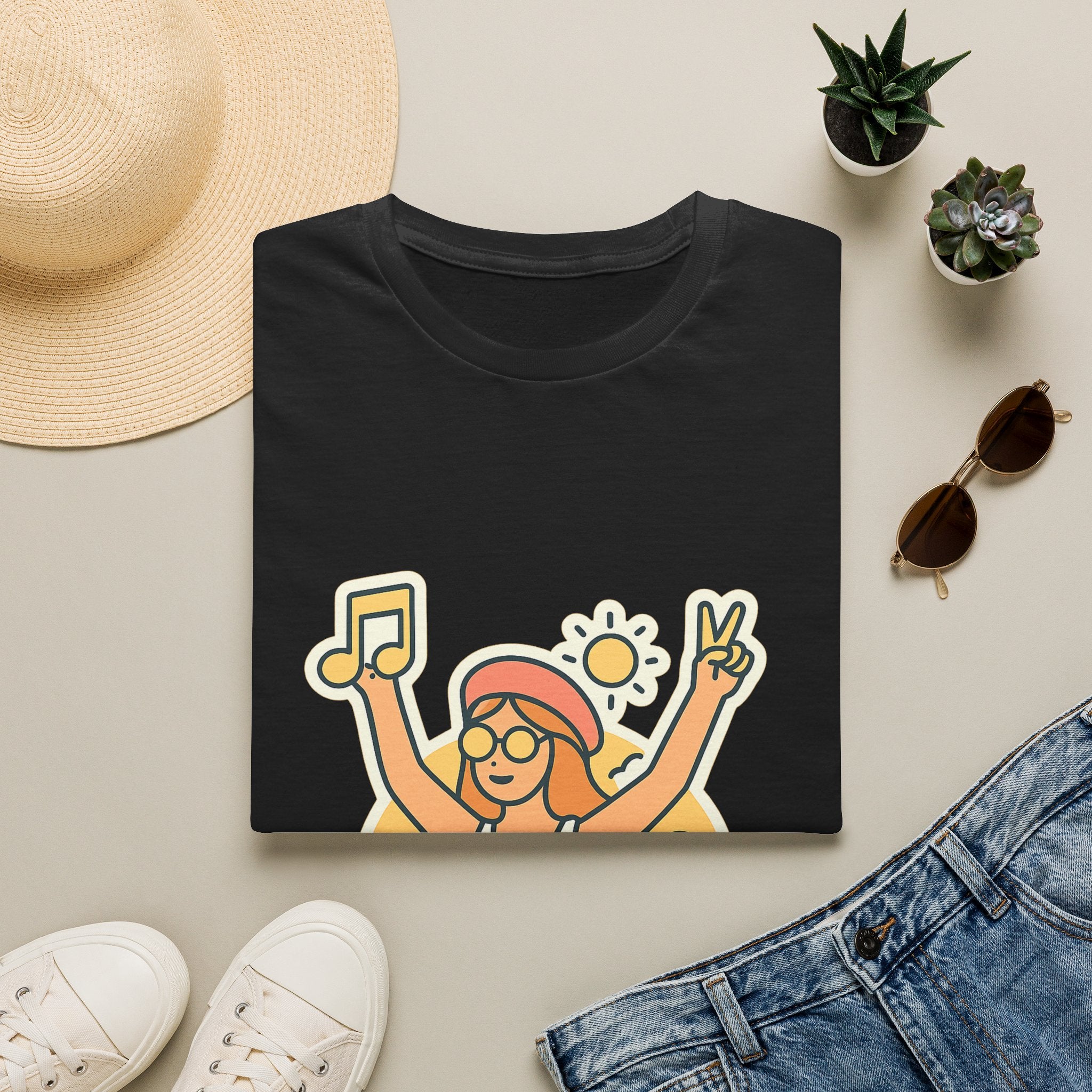 Music Festival Unisex T-Shirt - Perfect Anniversary Gift for Girlfriend