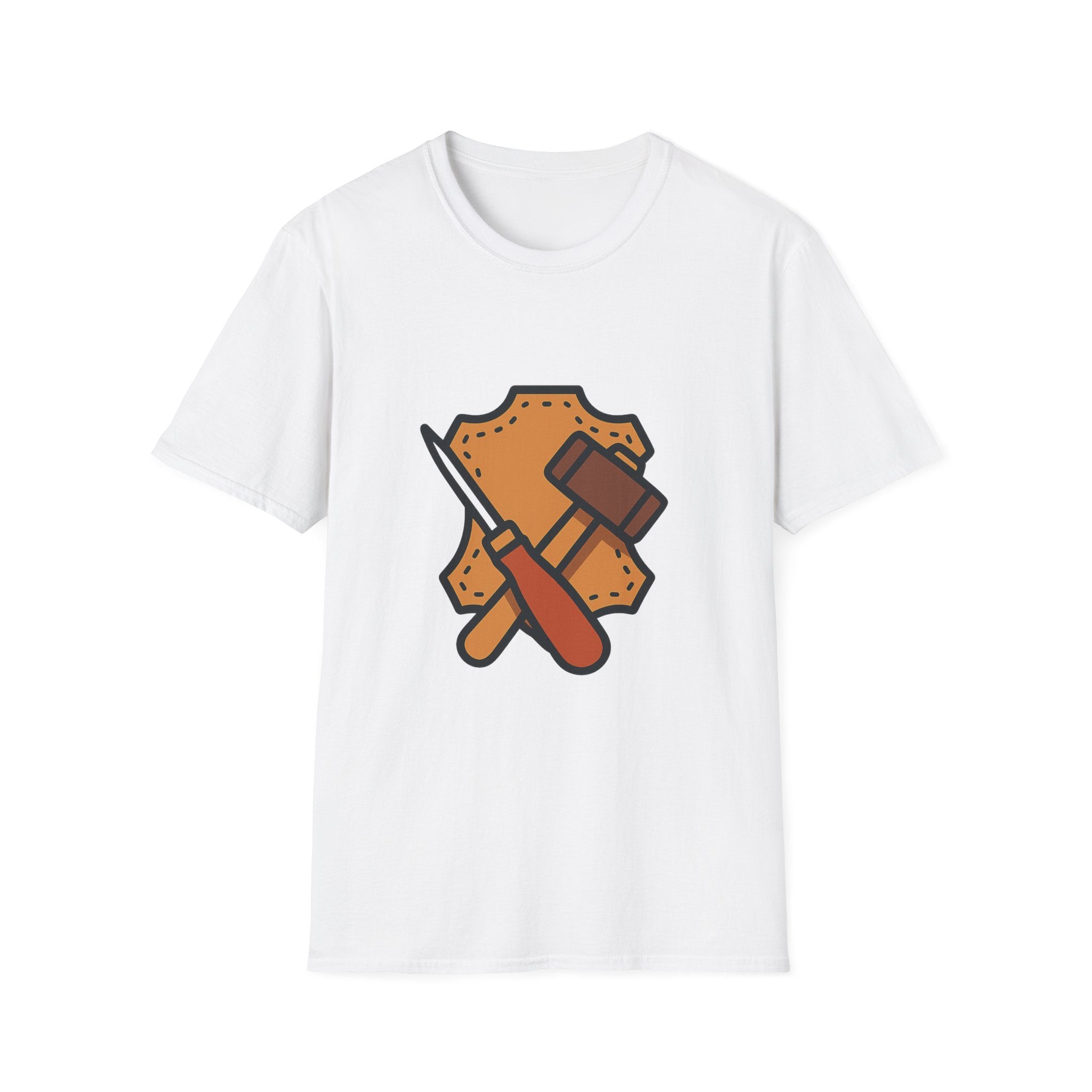 Leathercraft t-shirt with leathercraft design – just because gift for a best friend