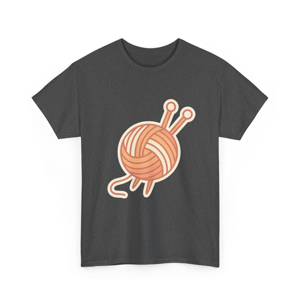 Premium Knitting Yarn Unisex T-Shirt - Soft Cotton Tee for Craft Lovers