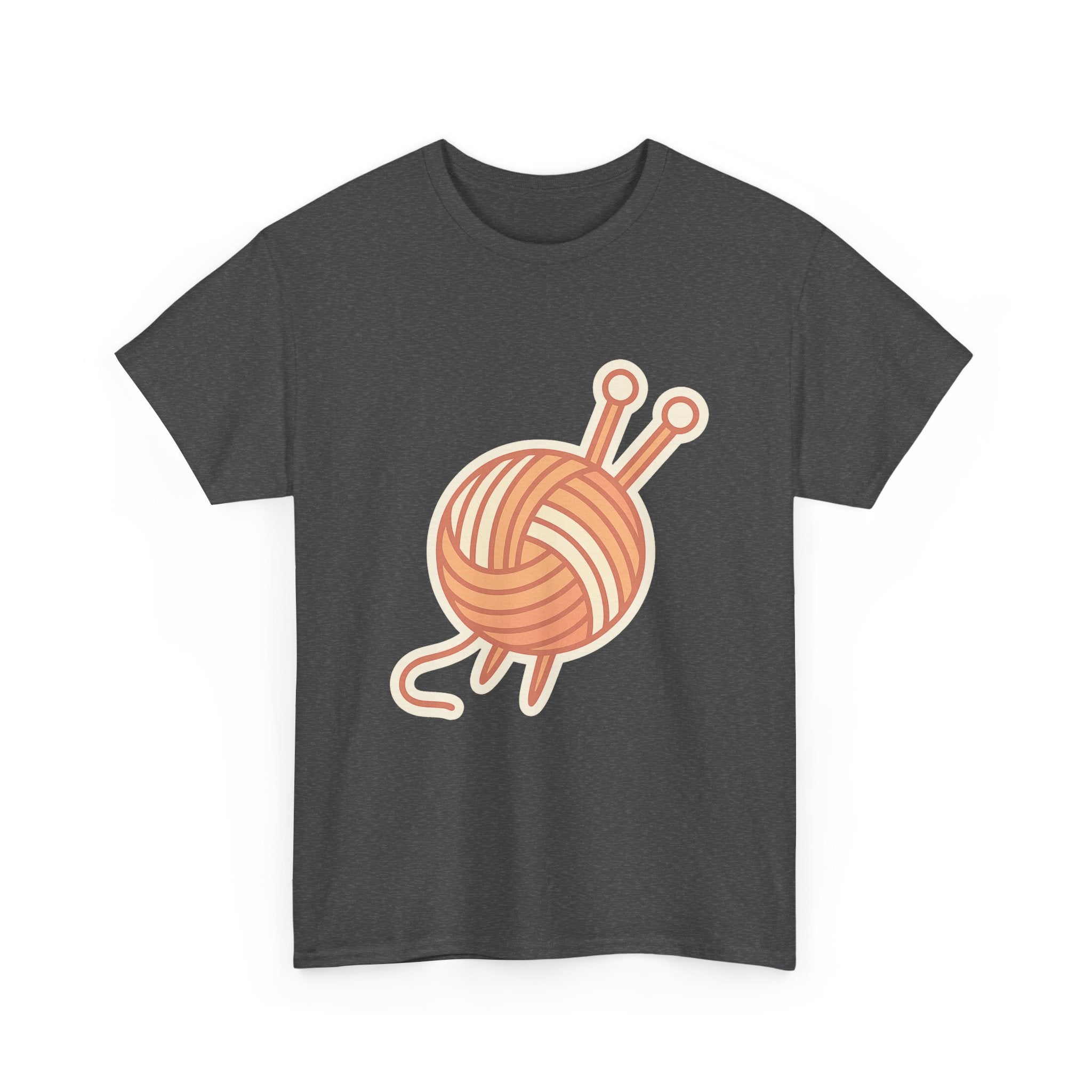 Premium Knitting Yarn Unisex T-Shirt - Soft Cotton Tee for Craft Lovers