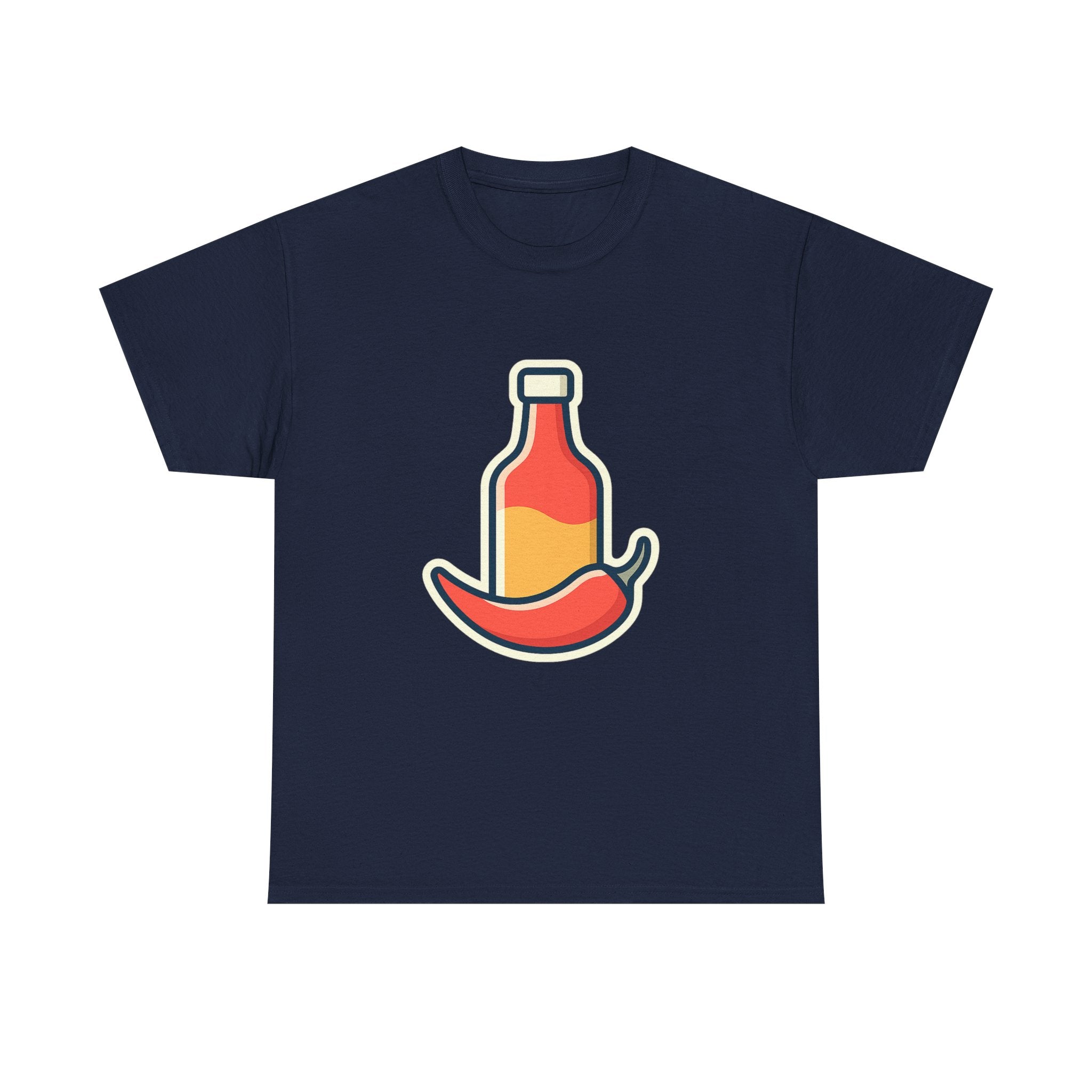 Hot Sauce & Chili Lover Unisex T-Shirt | Soft Cotton Tee for Spicy Food Fans
