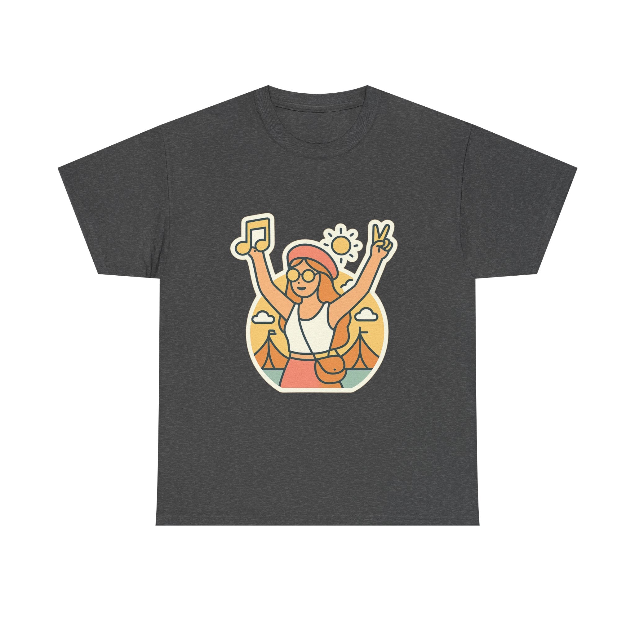 Music Festival Unisex T-Shirt - Perfect Anniversary Gift for Girlfriend