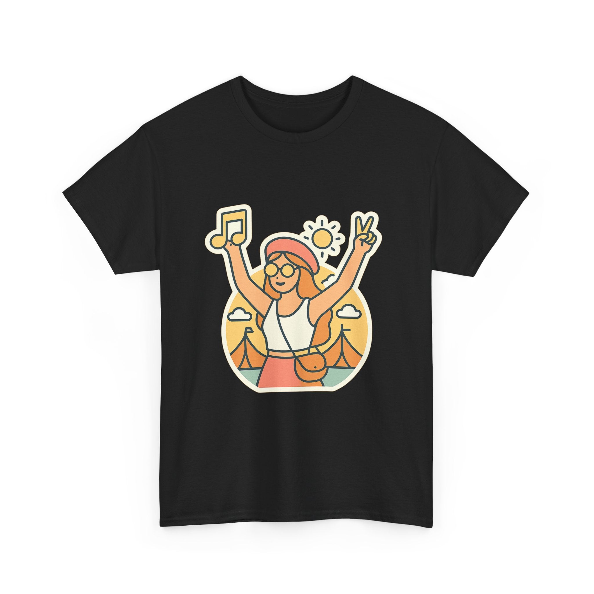 Music Festival Unisex T-Shirt - Perfect Anniversary Gift for Girlfriend
