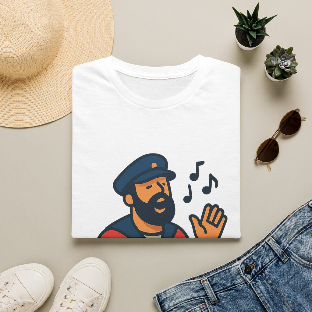 Sea Shanty Singing t-shirt with sea shanty singing design – gift for sea shanty singing lovers