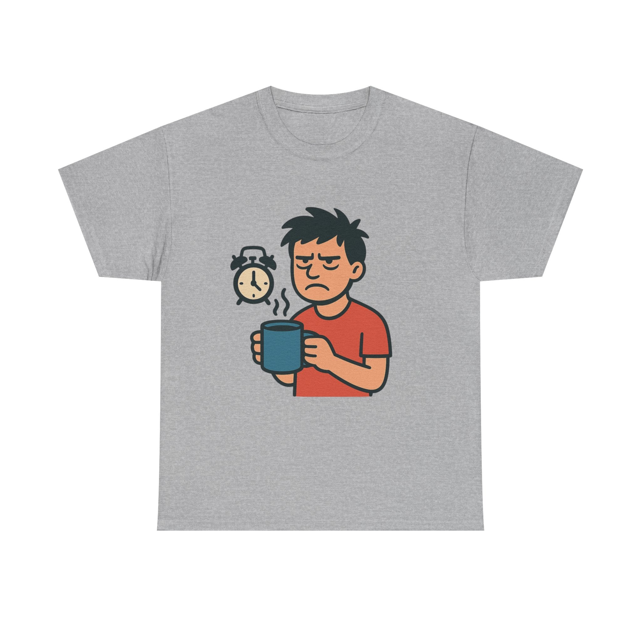 Grumpy Morning Person Unisex T-Shirt - Funny Coffee Lover Tee