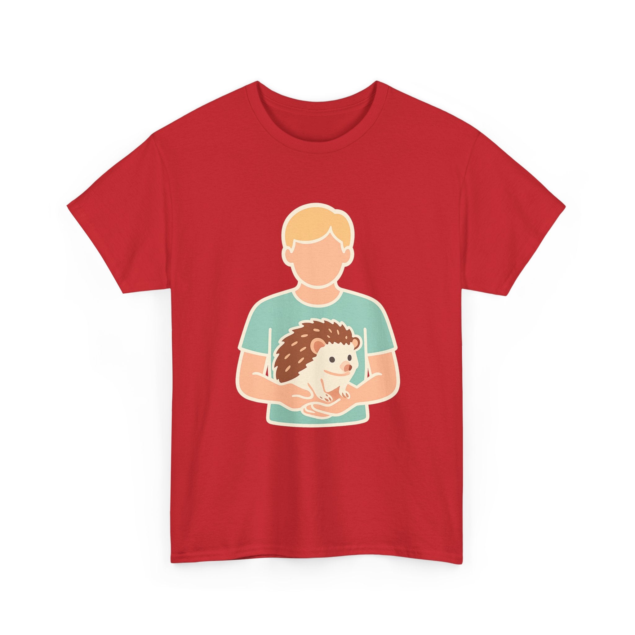 Adorable Hedgehog Owner Unisex T-Shirt - Soft Cotton Tee for Pet Lovers