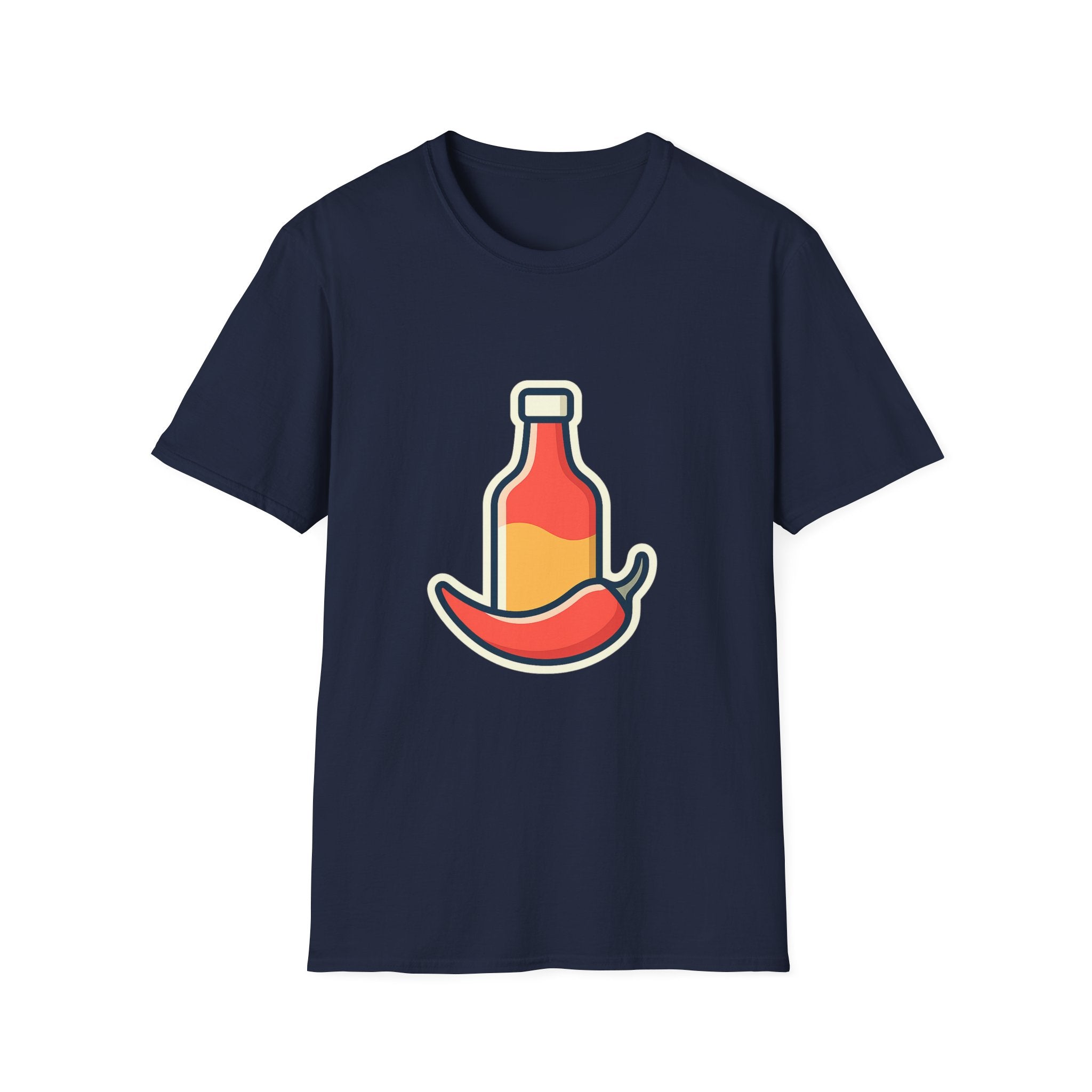 Hot Sauce & Chili Lover Unisex T-Shirt | Soft Cotton Tee for Spicy Food Fans