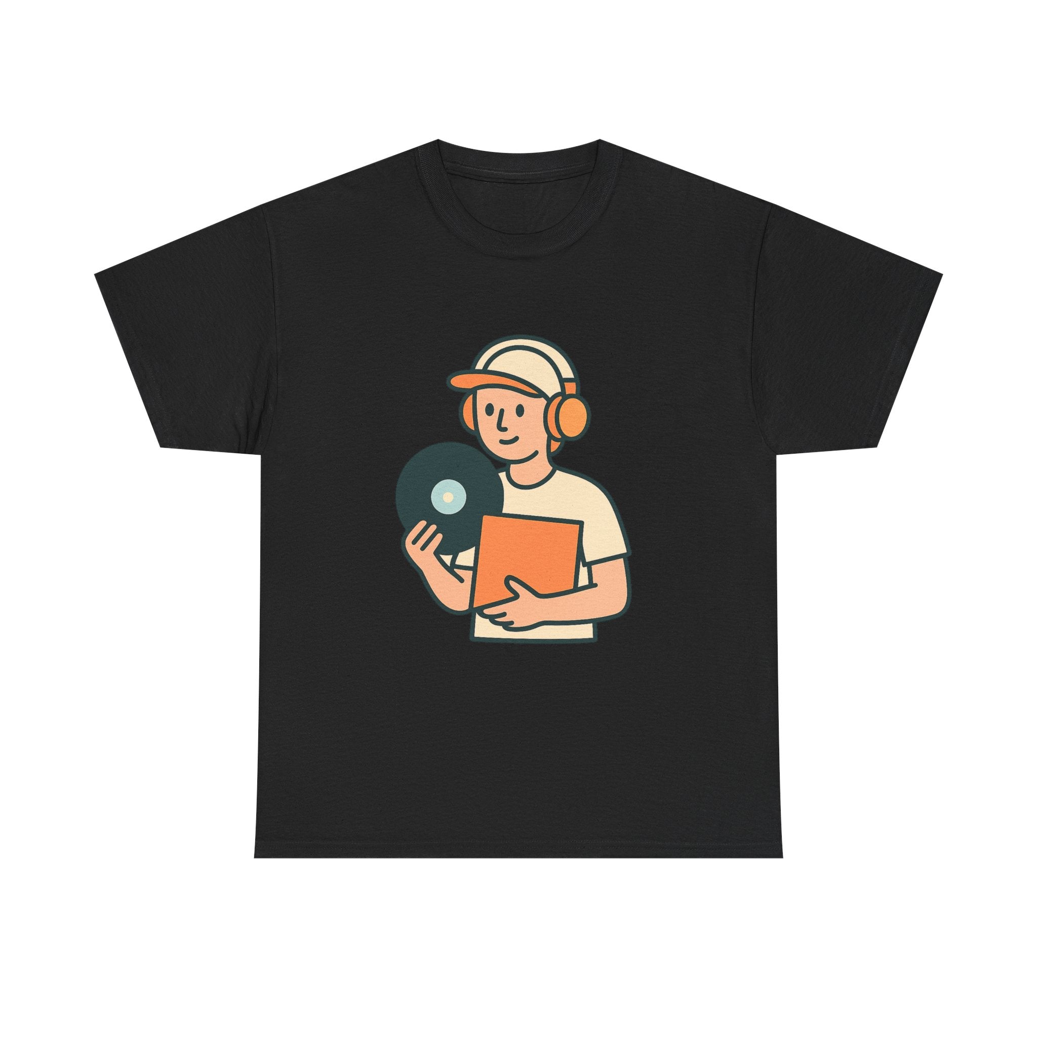 Vintage Vinyl Record Collector Unisex T-Shirt | Music Lover Tee