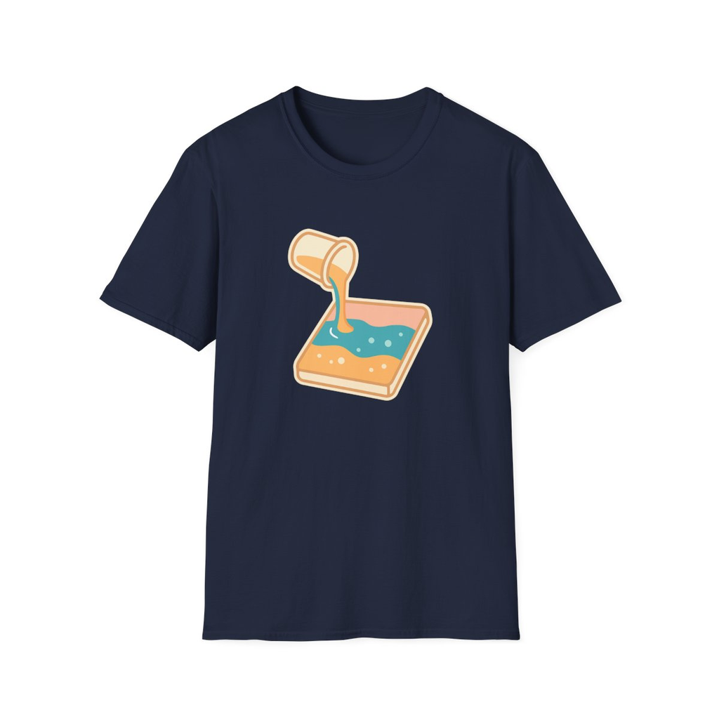 Resin Art Unisex T-Shirt | Unique Abstract Design Tee for Art Lovers