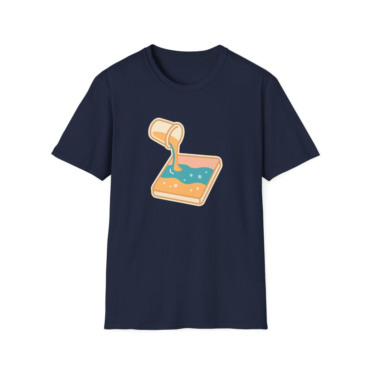 Resin Art Unisex T-Shirt | Unique Abstract Design Tee for Art Lovers