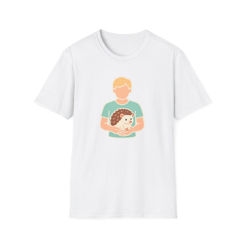 Adorable Hedgehog Owner Unisex T-Shirt - Soft Cotton Tee for Pet Lovers
